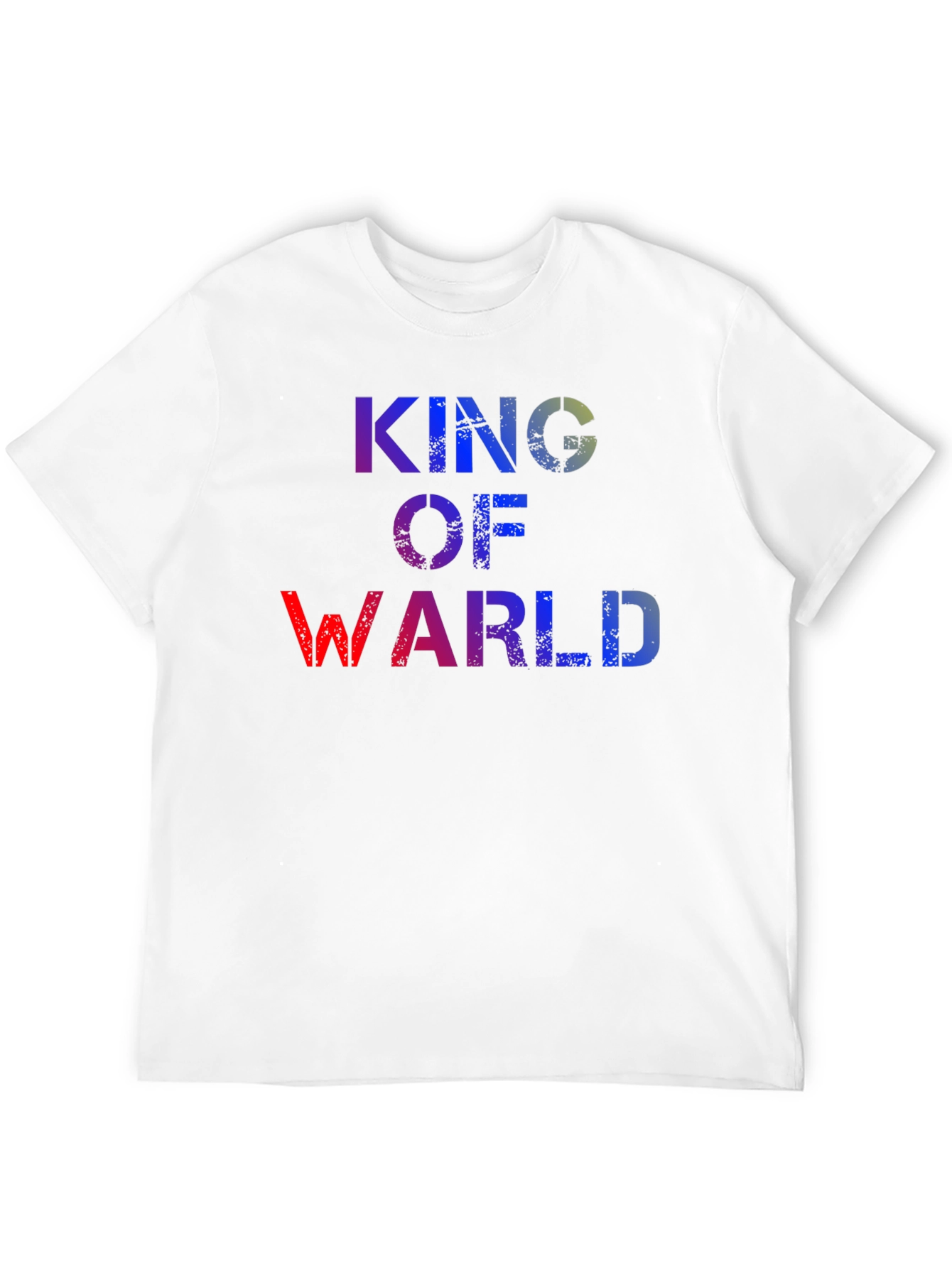 King of Warl T-Shirt - Distressed Graphic Tee