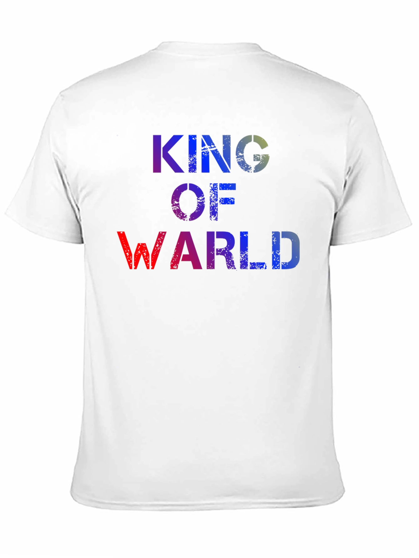King of Warl T-Shirt - Distressed Graphic Tee