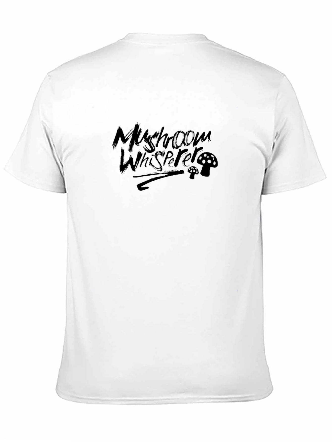 Mushroom Whisperer Black T-Shirt - Nature Lover Tee