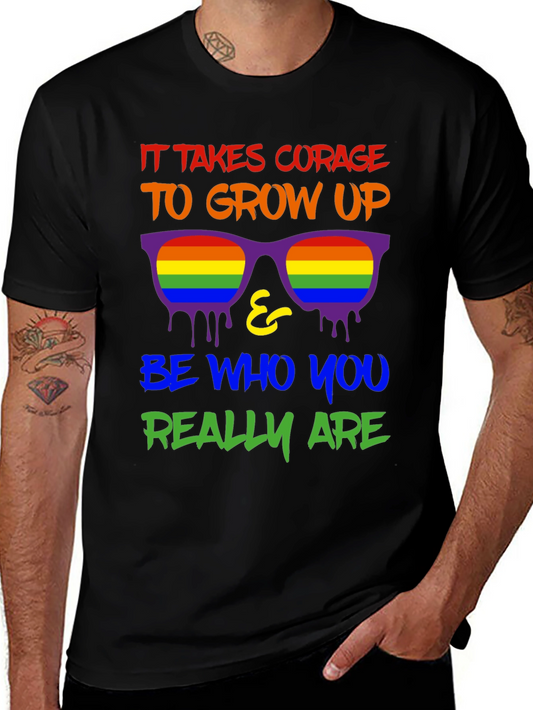 Courage to Grow Up LGBTQ+ Pride T-Shirt