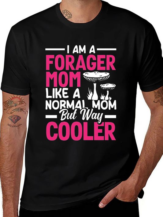 Forager Mom T-Shirt - Mushroom Graphic Tee