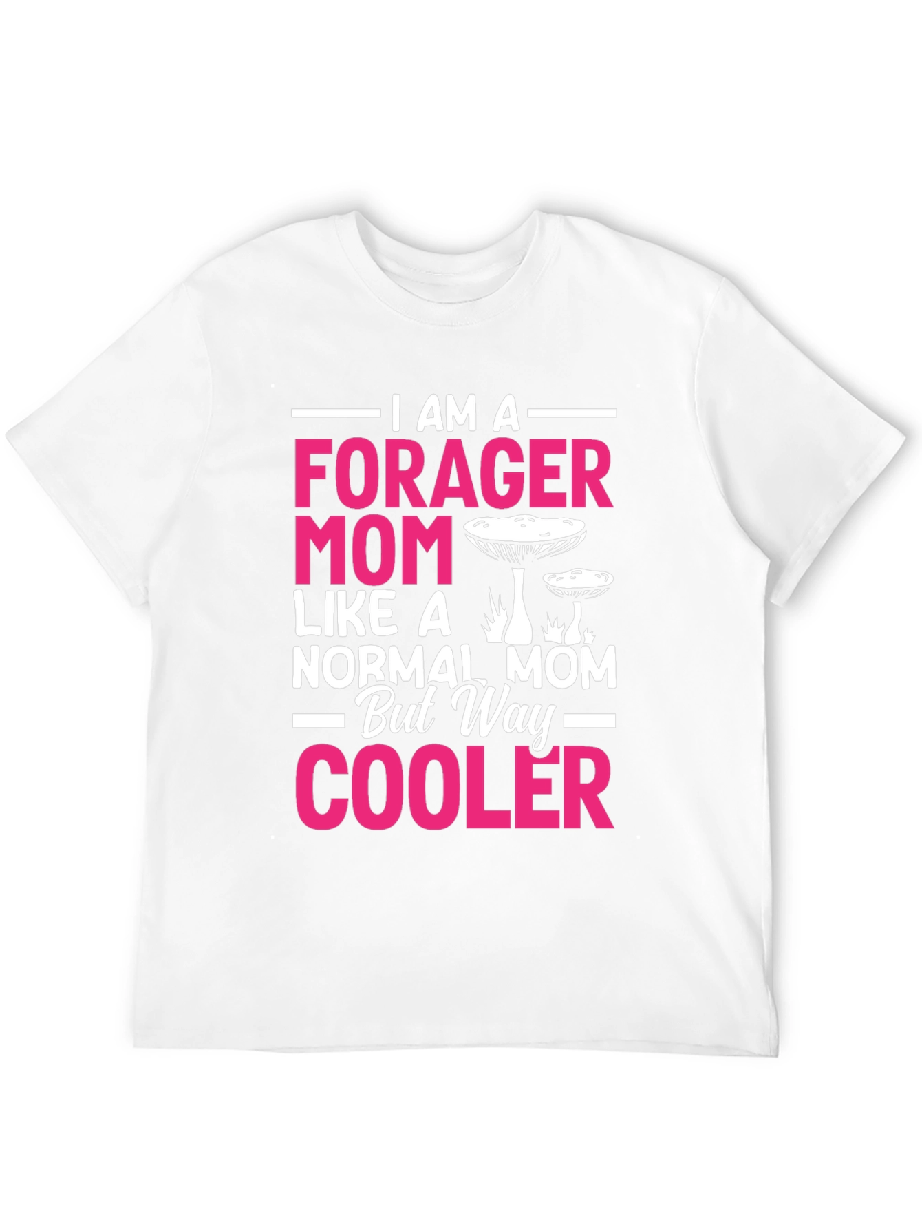 Forager Mom T-Shirt - Mushroom Graphic Tee