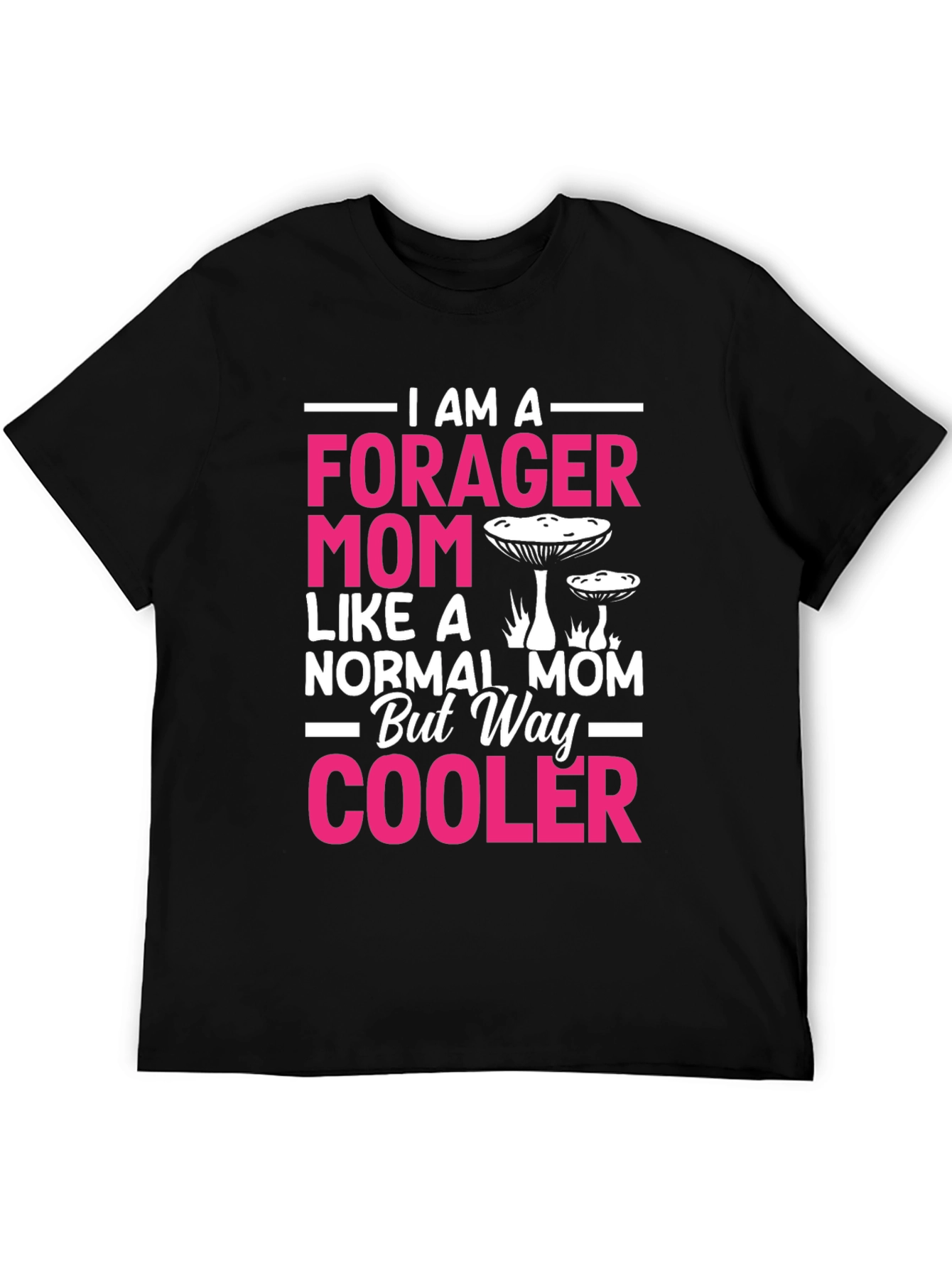 Forager Mom T-Shirt - Mushroom Graphic Tee