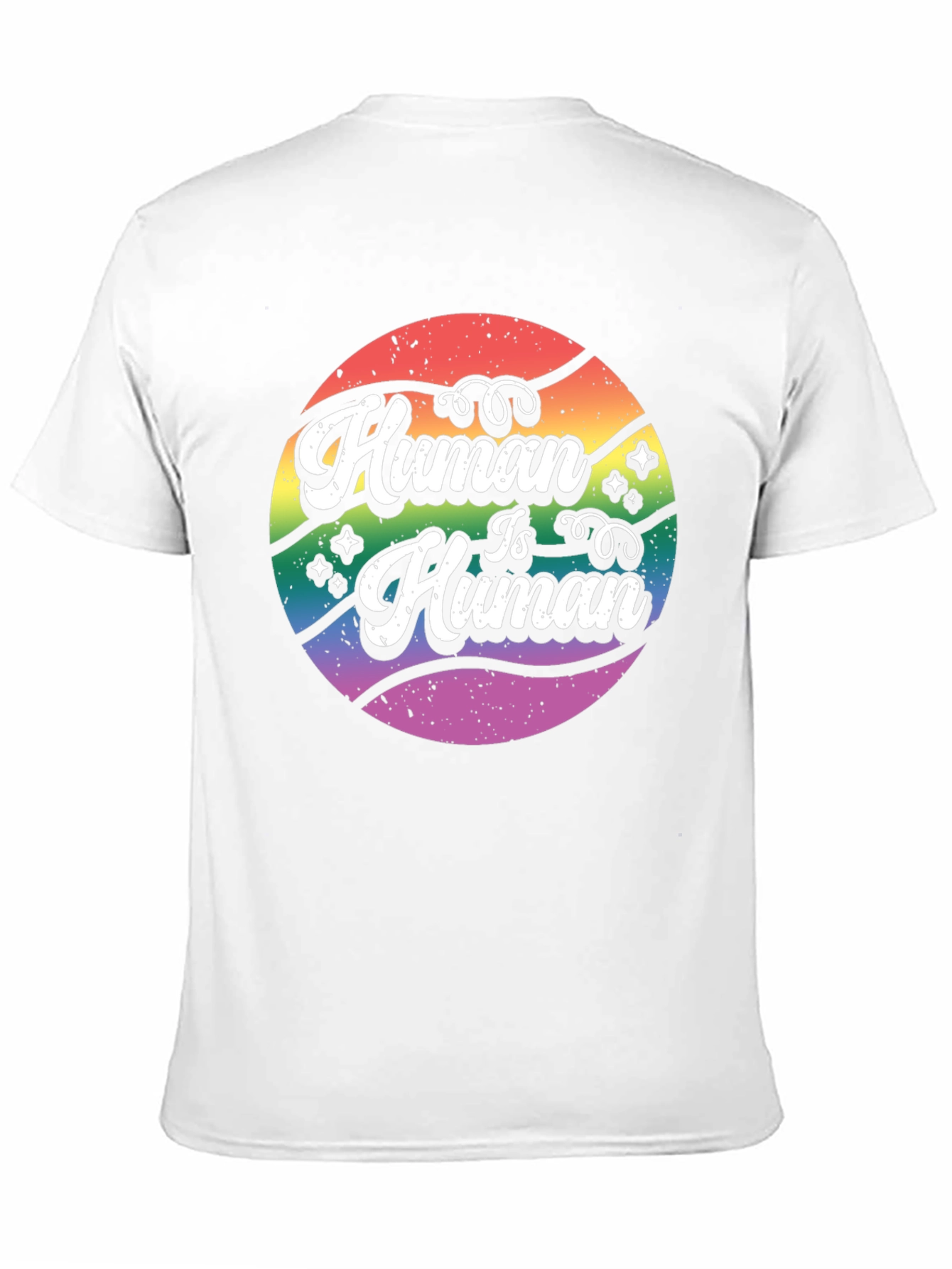 Human Is Human Graphic Tee - LGBTQ+ Pride