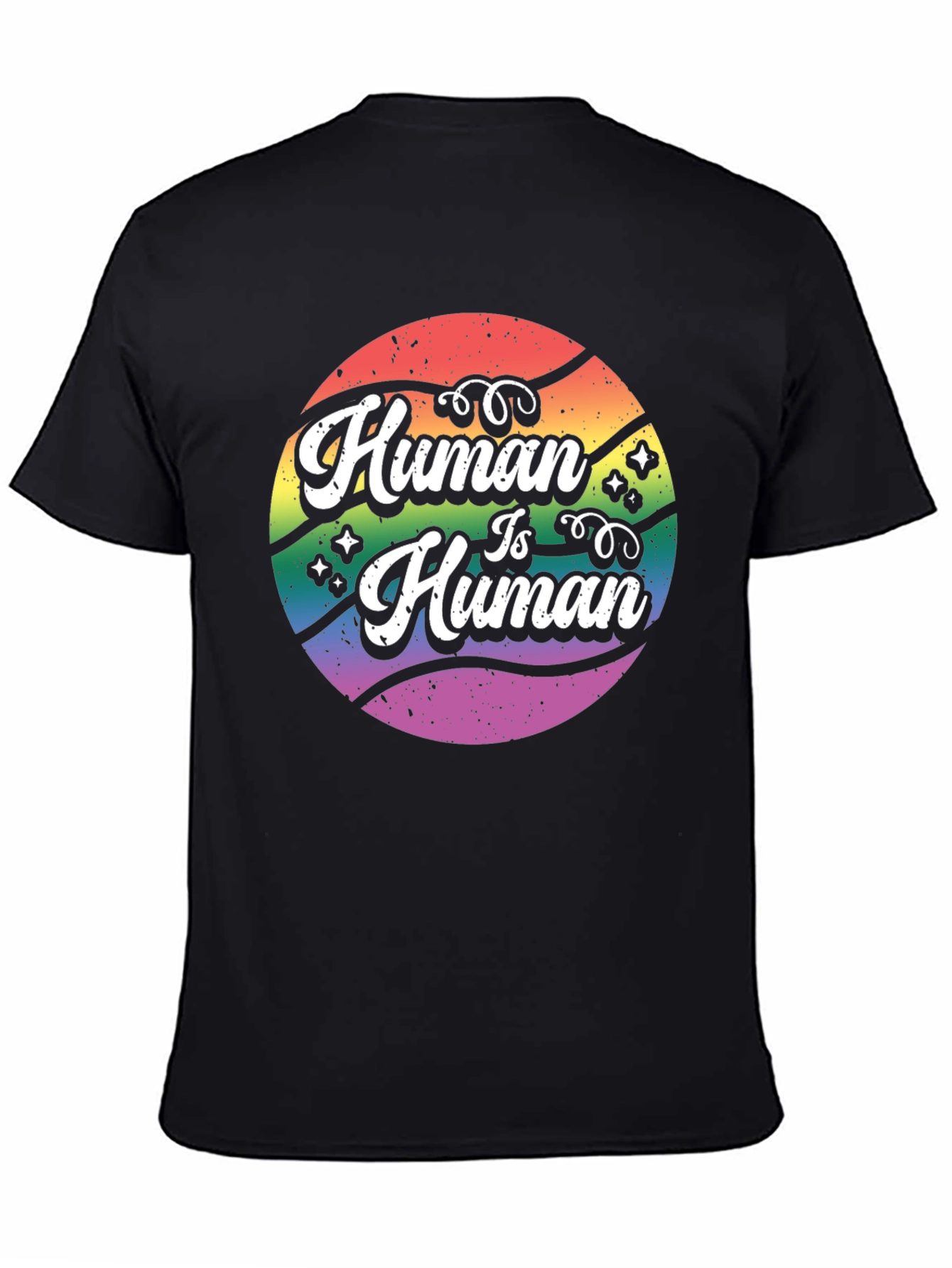Human Is Human Graphic Tee - LGBTQ+ Pride