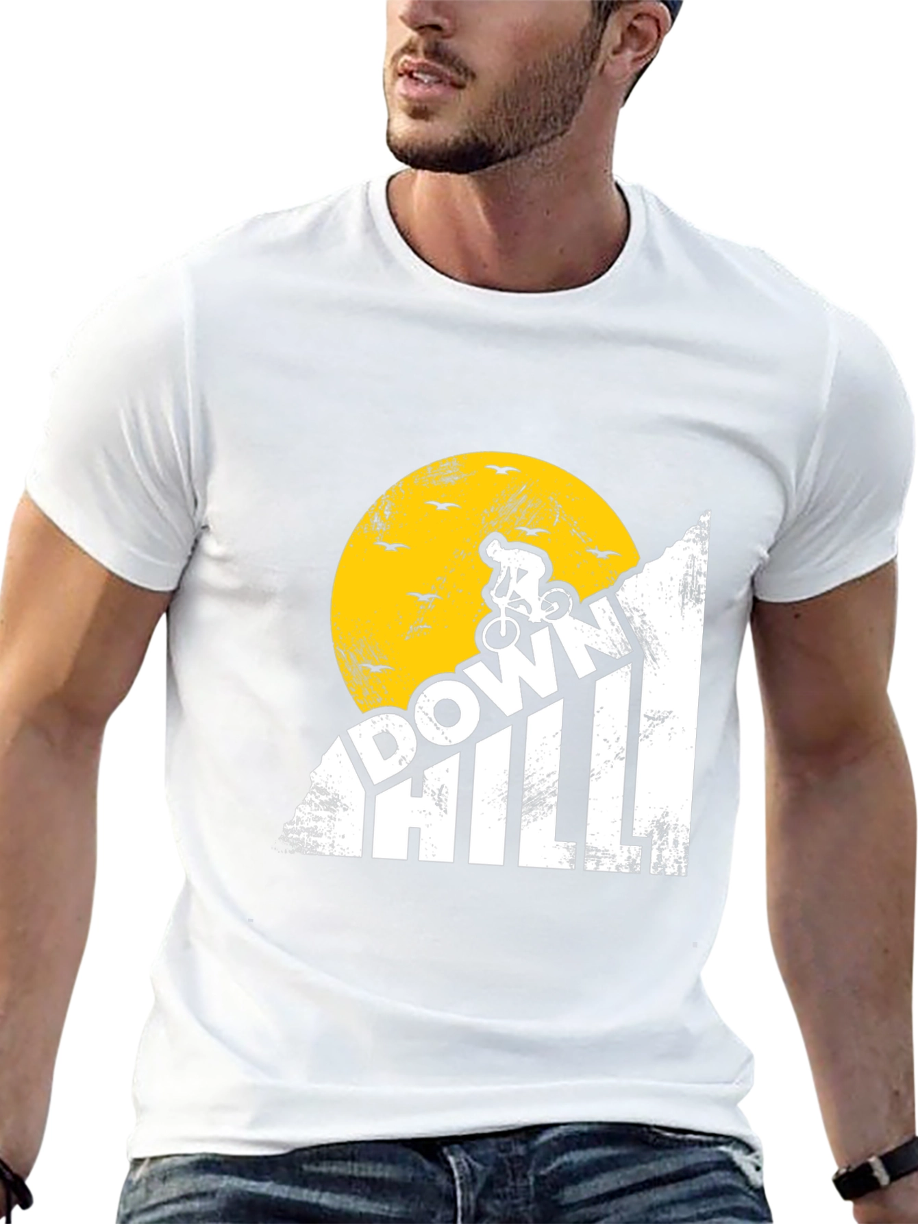 Downhill Mountain Biker T-Shirt