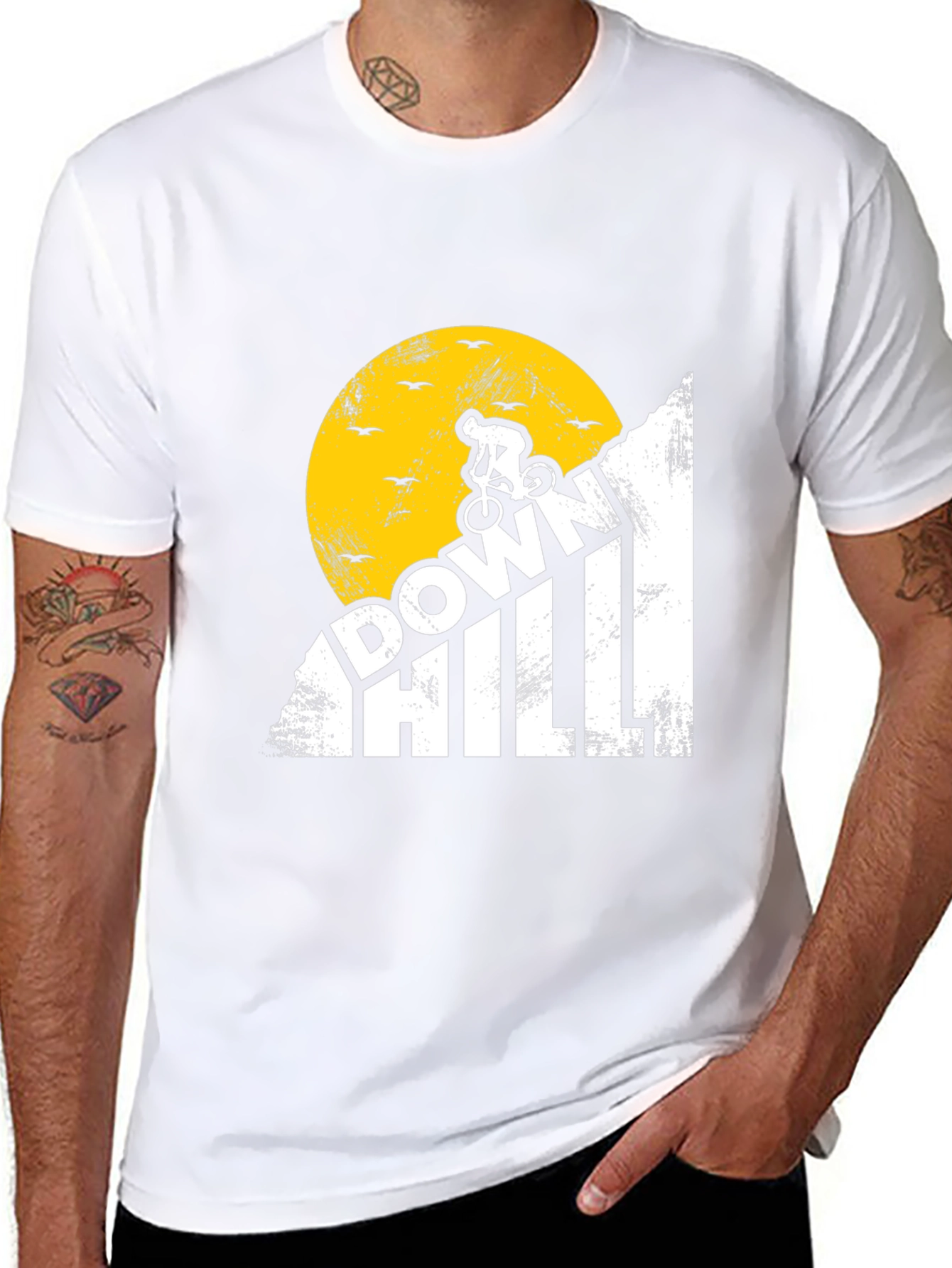 Downhill Mountain Biker T-Shirt