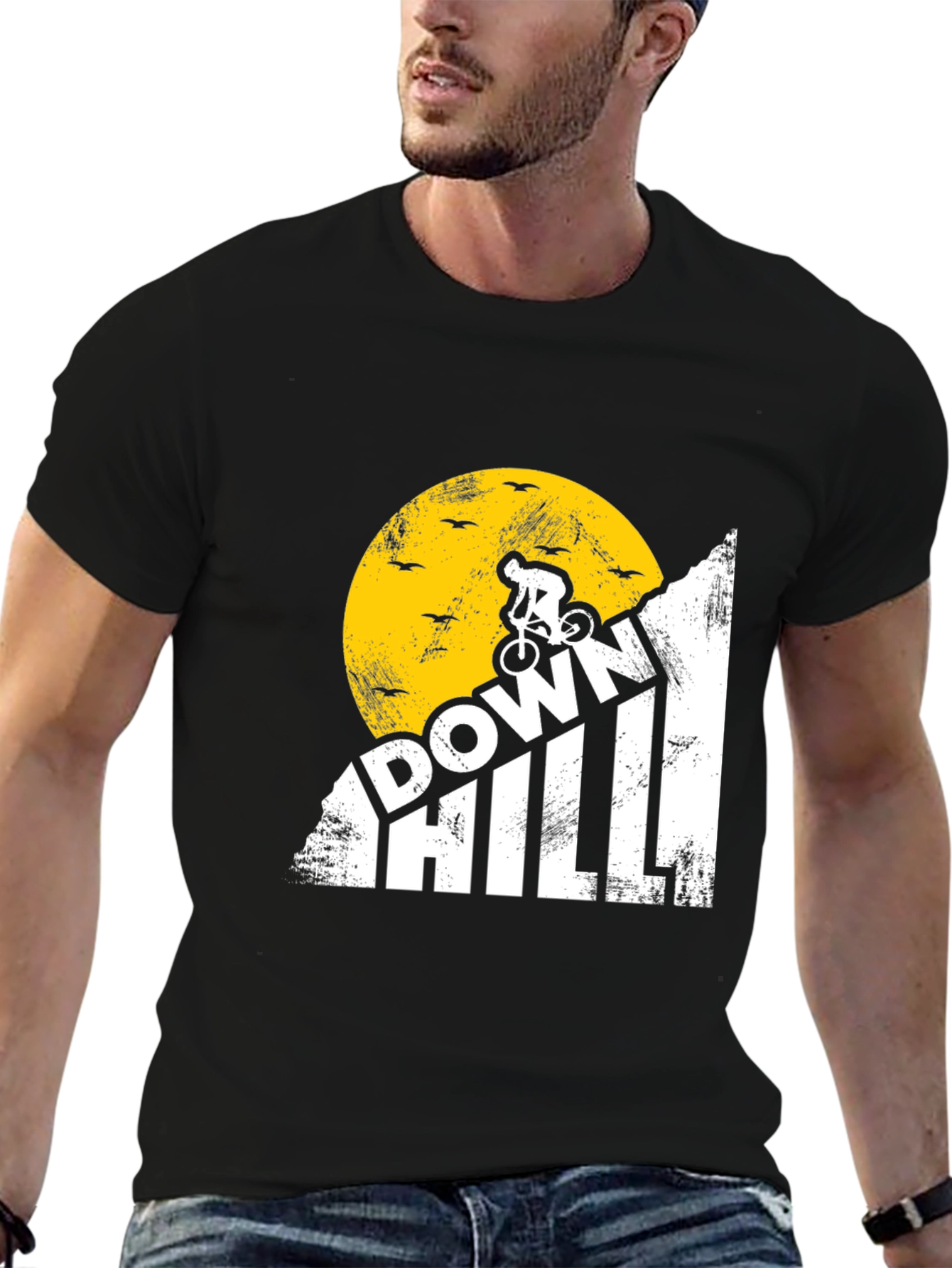 Downhill Mountain Biker T-Shirt