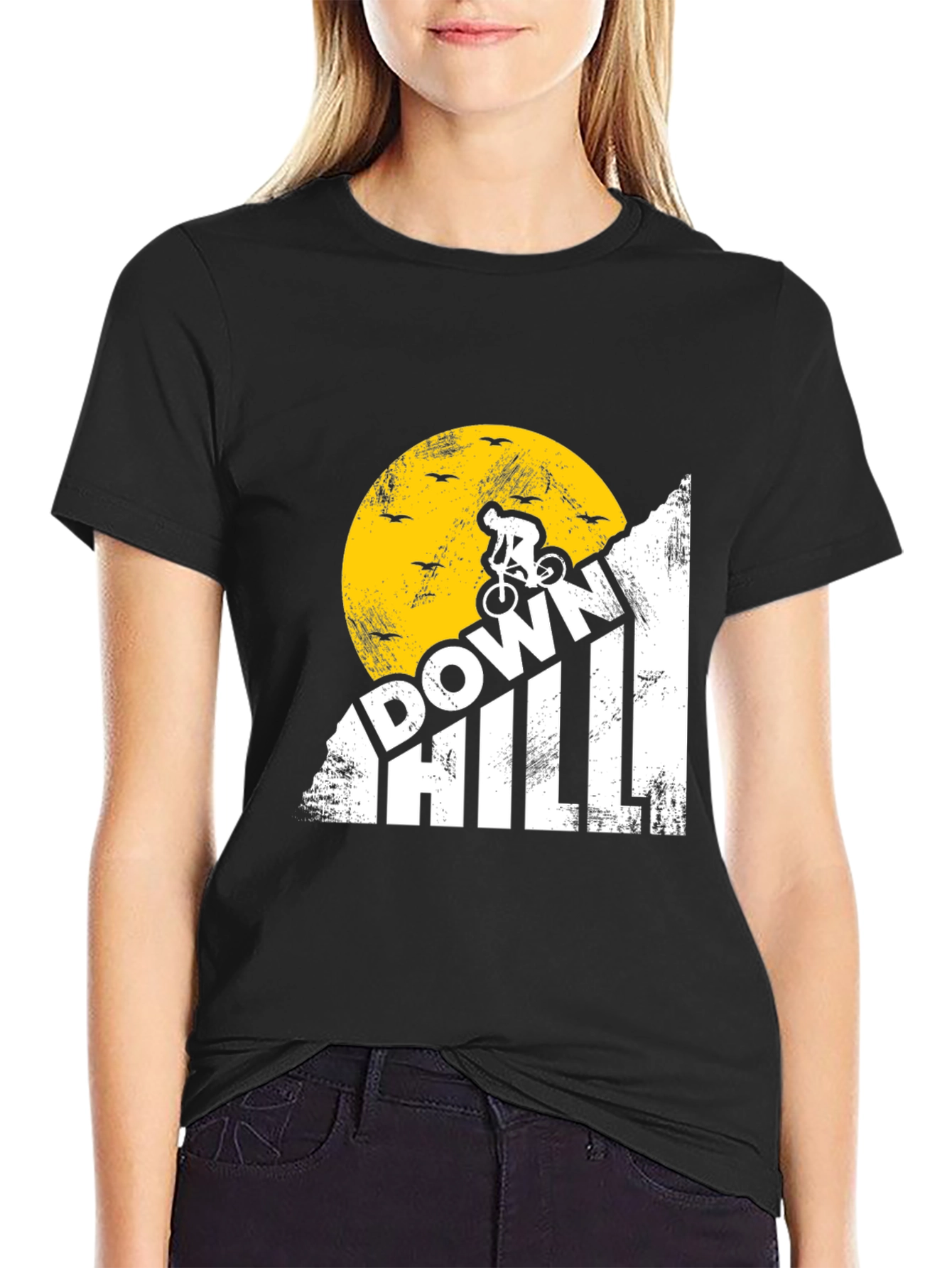 Downhill Mountain Biker T-Shirt