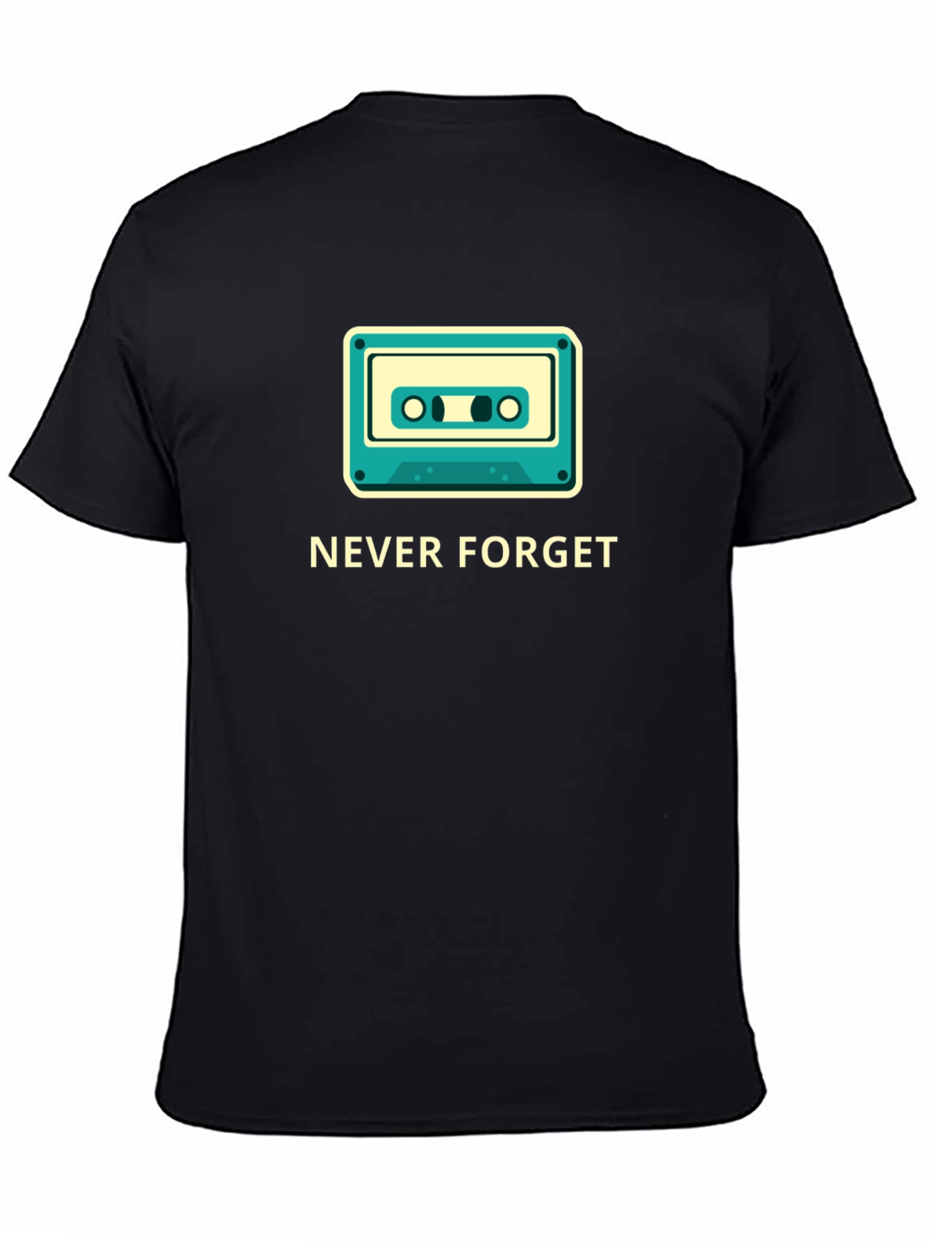 Retro Cassette Never Forget Graphic Tee
