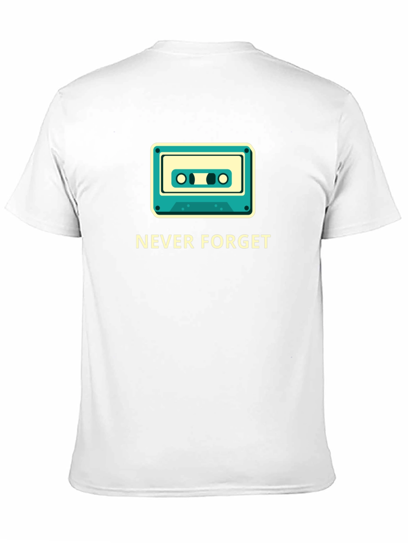 Retro Cassette Never Forget Graphic Tee