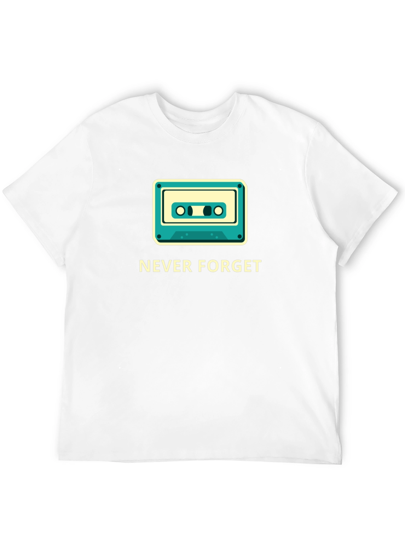 Retro Cassette Never Forget Graphic Tee