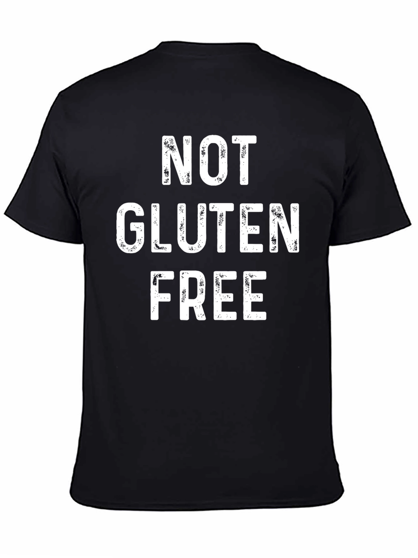 Not Gluten Free Graphic Tee - Black