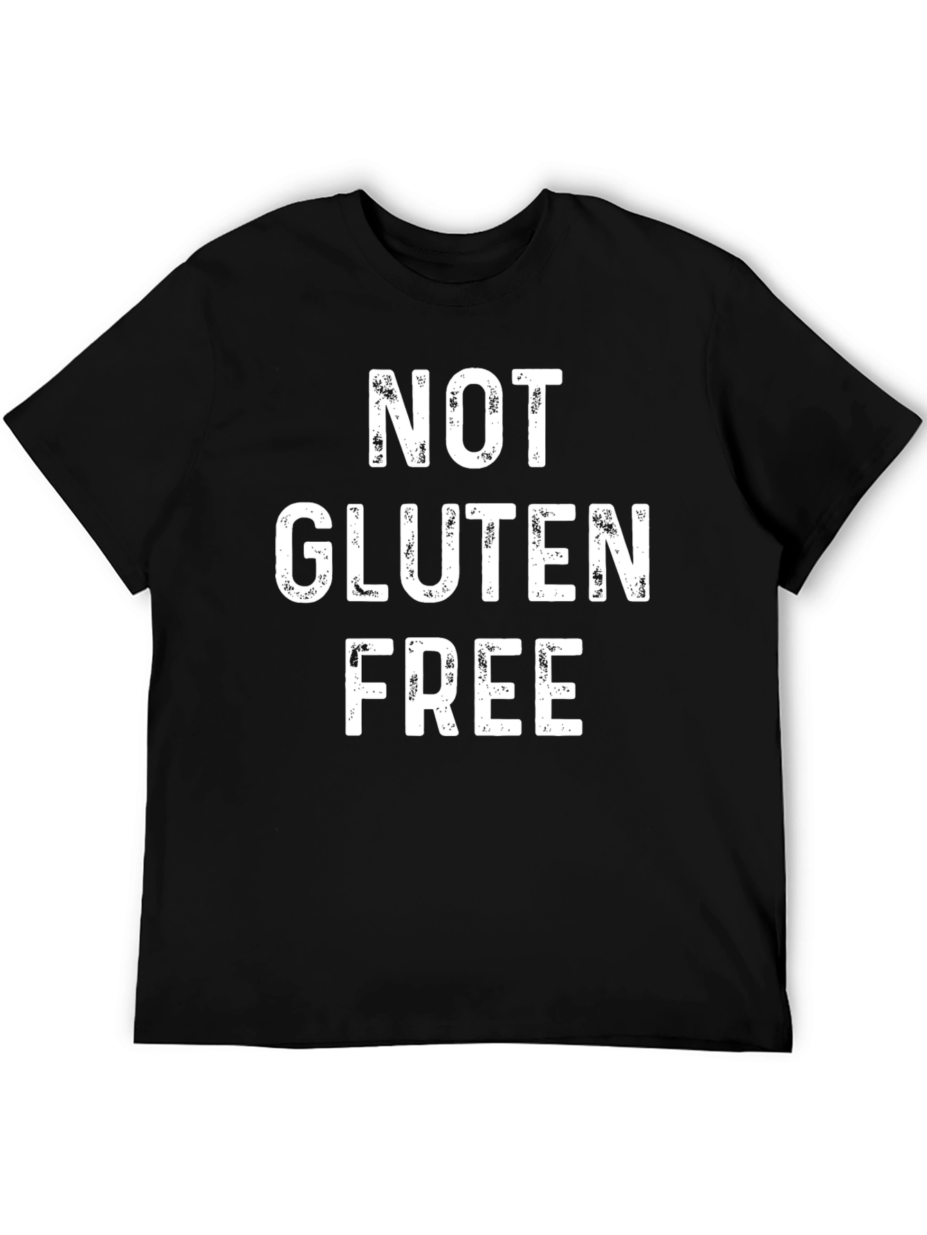 Not Gluten Free Graphic Tee - Black