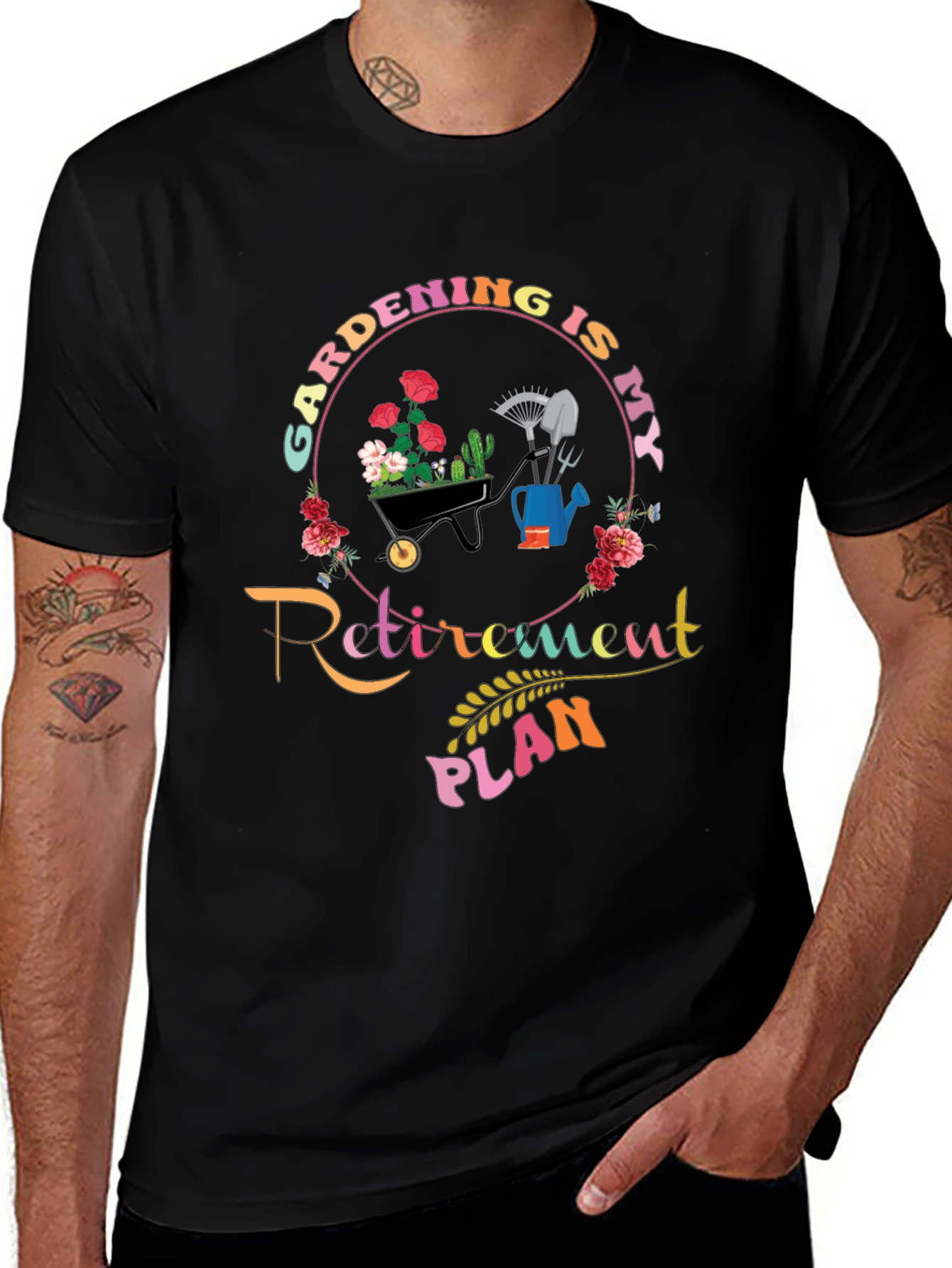 Gardening Retirement Plan T-Shirt - Gardener Gift