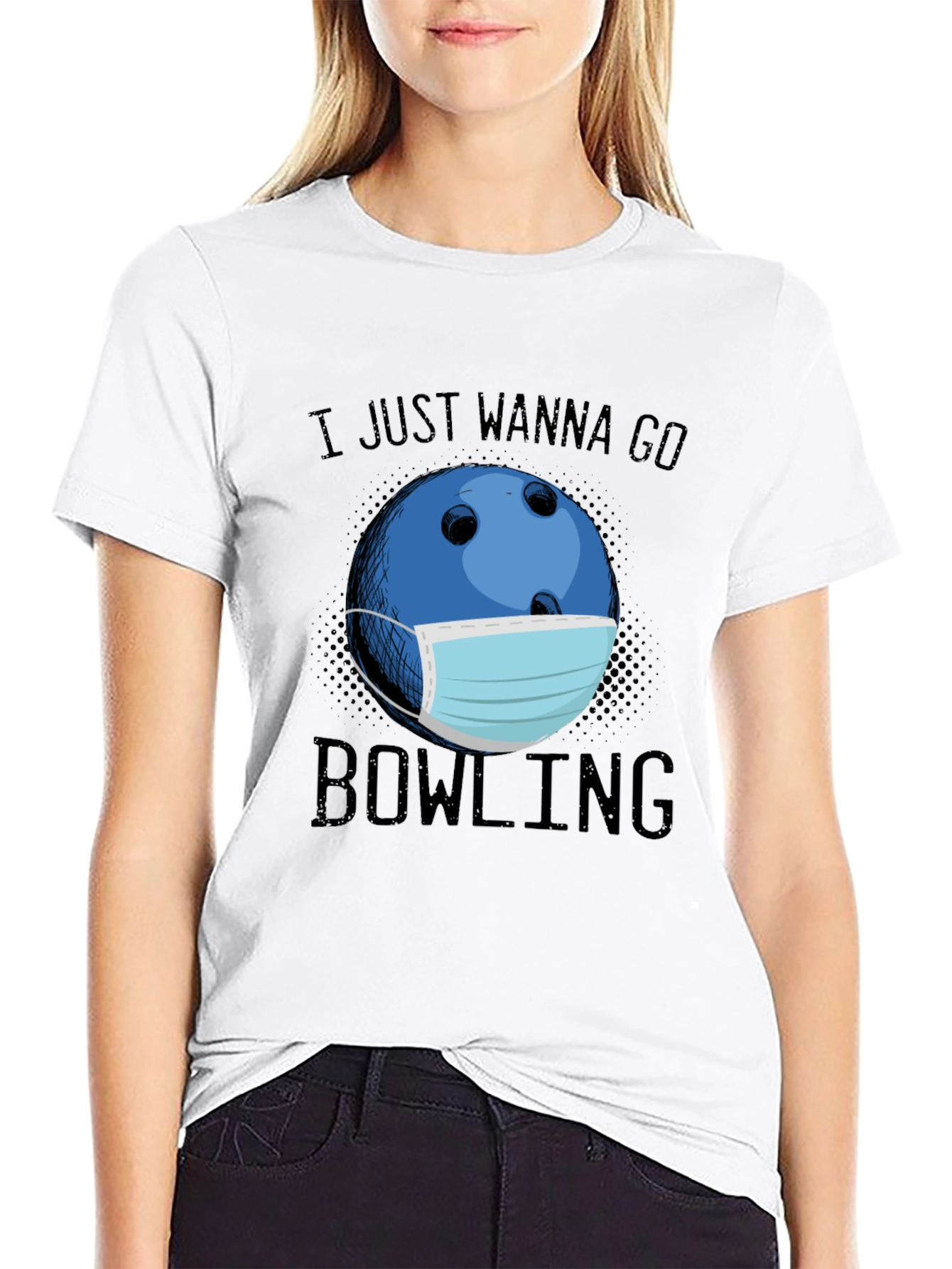 Bowling Mask Graphic Tee