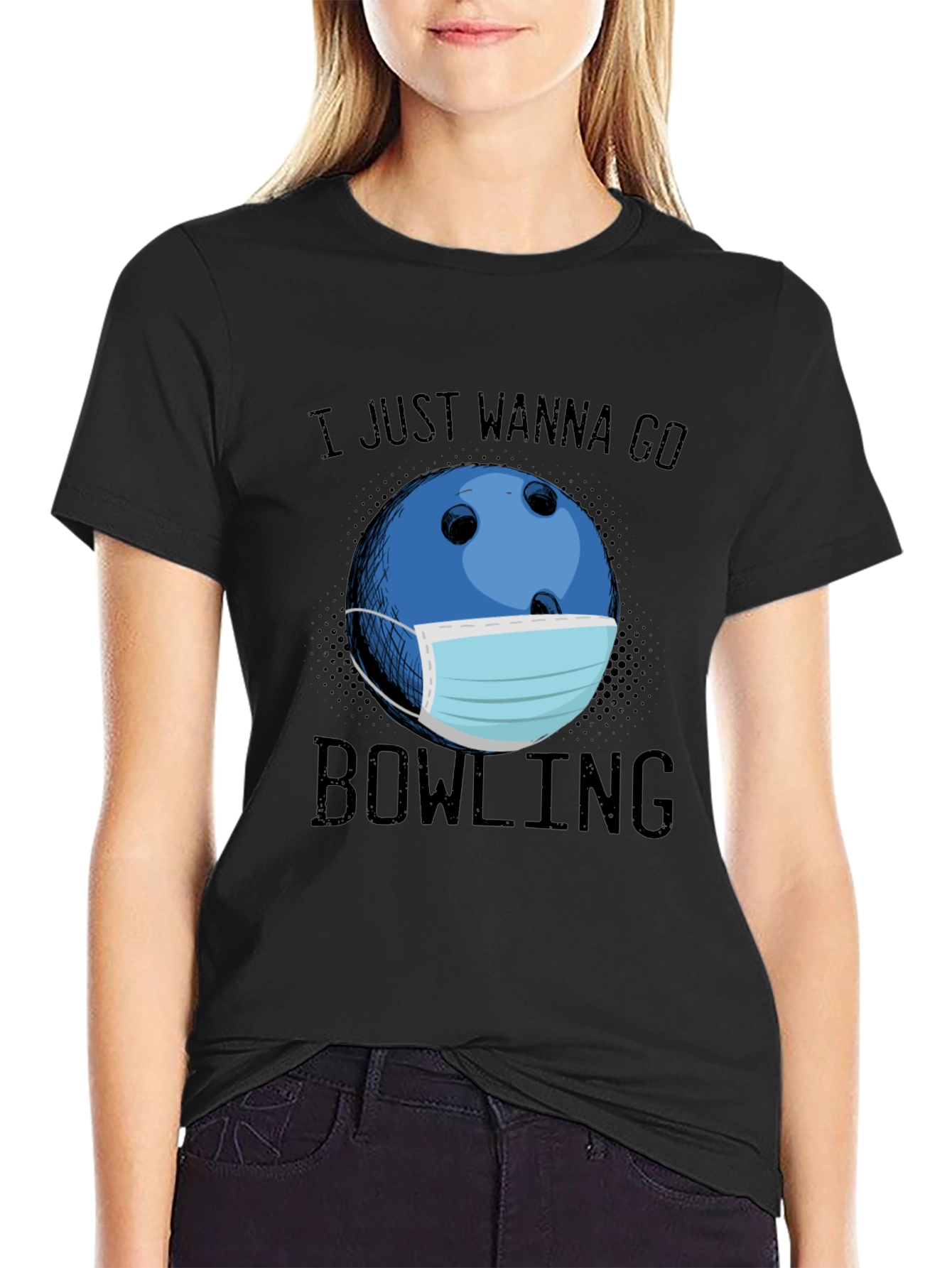 Bowling Mask Graphic Tee