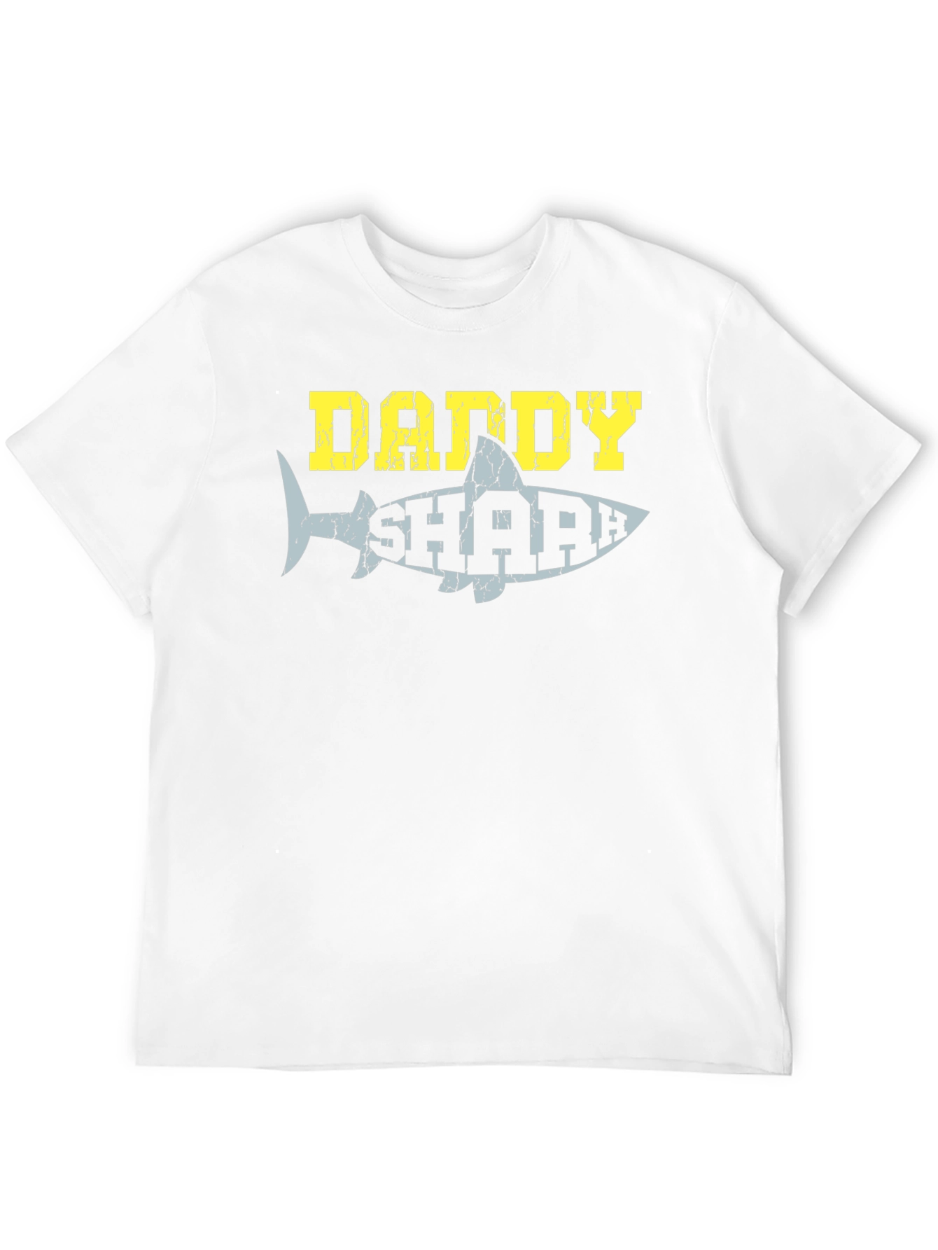 Daddy Shark Graphic Tee - Black Cotton T-Shirt