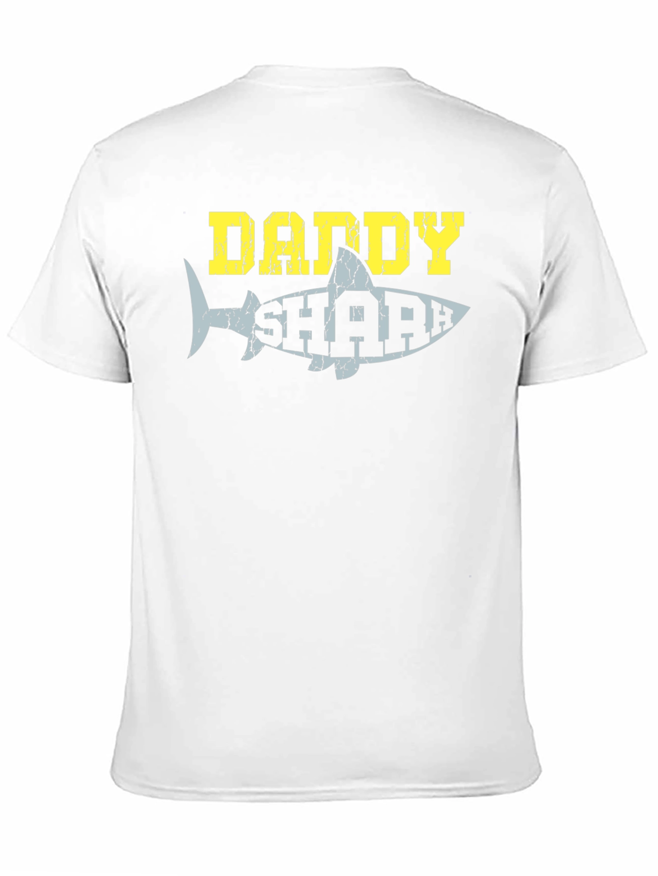 Daddy Shark Graphic Tee - Black Cotton T-Shirt