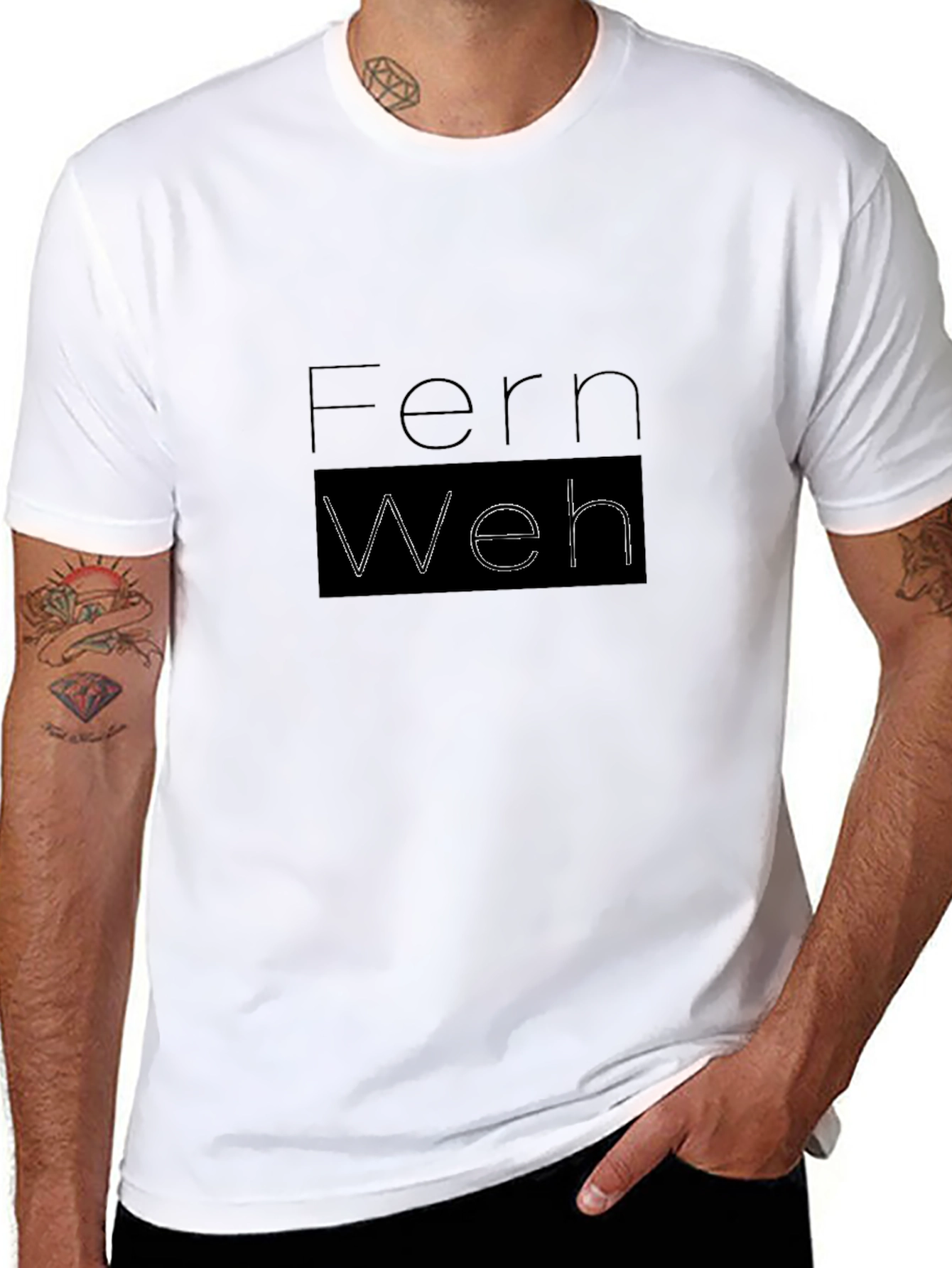 Fern Weh Black T-Shirt