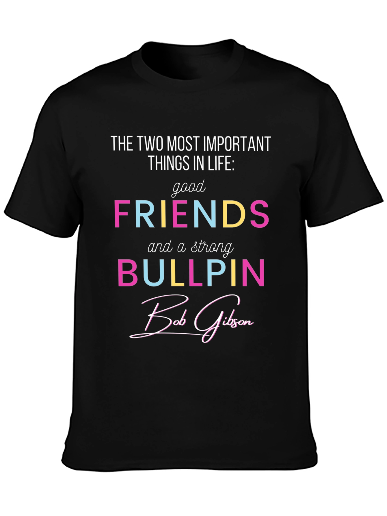 Friends & Bullpen Graphic Tee - Baseball Fan T-Shirt