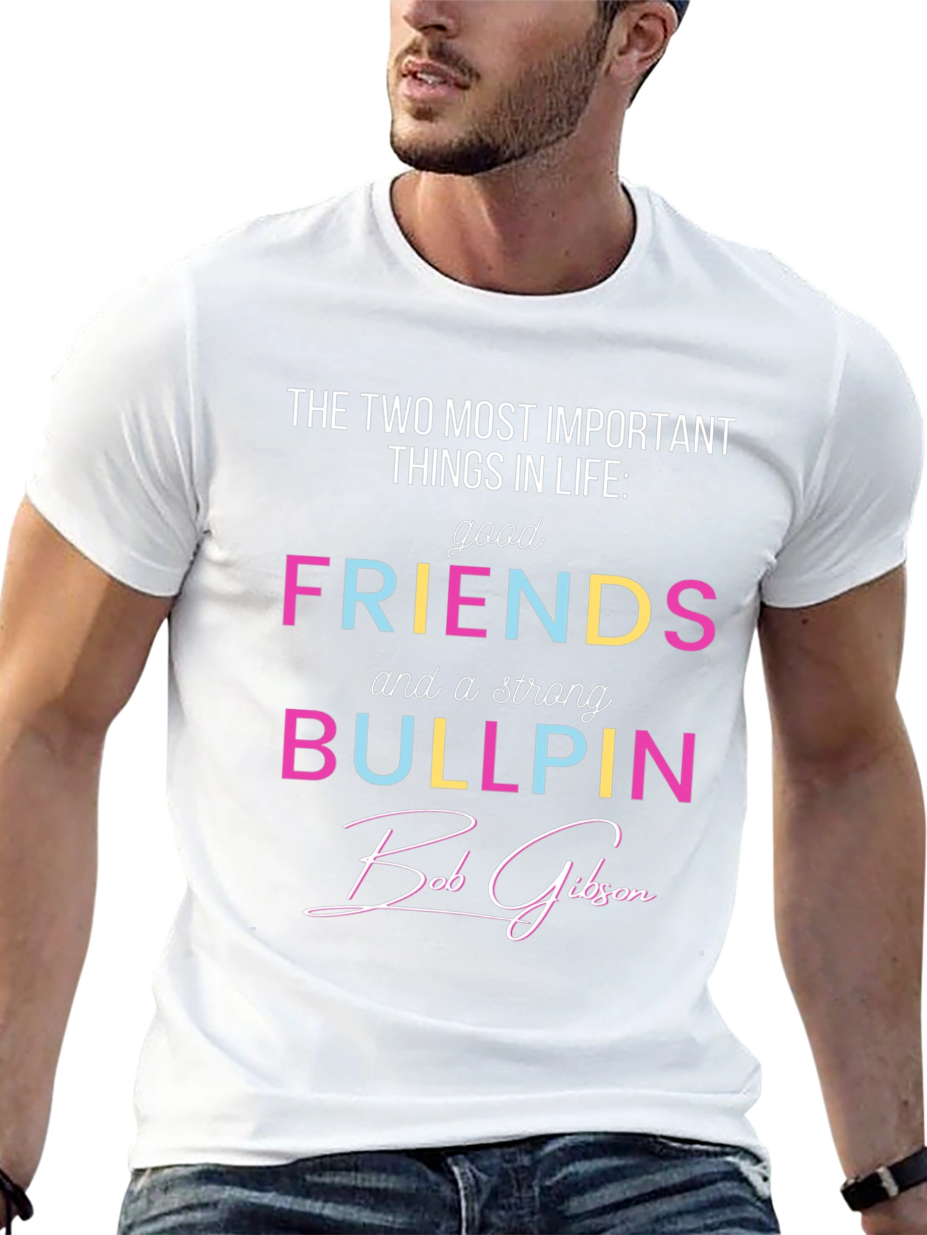 Friends & Bullpen Graphic Tee - Baseball Fan T-Shirt
