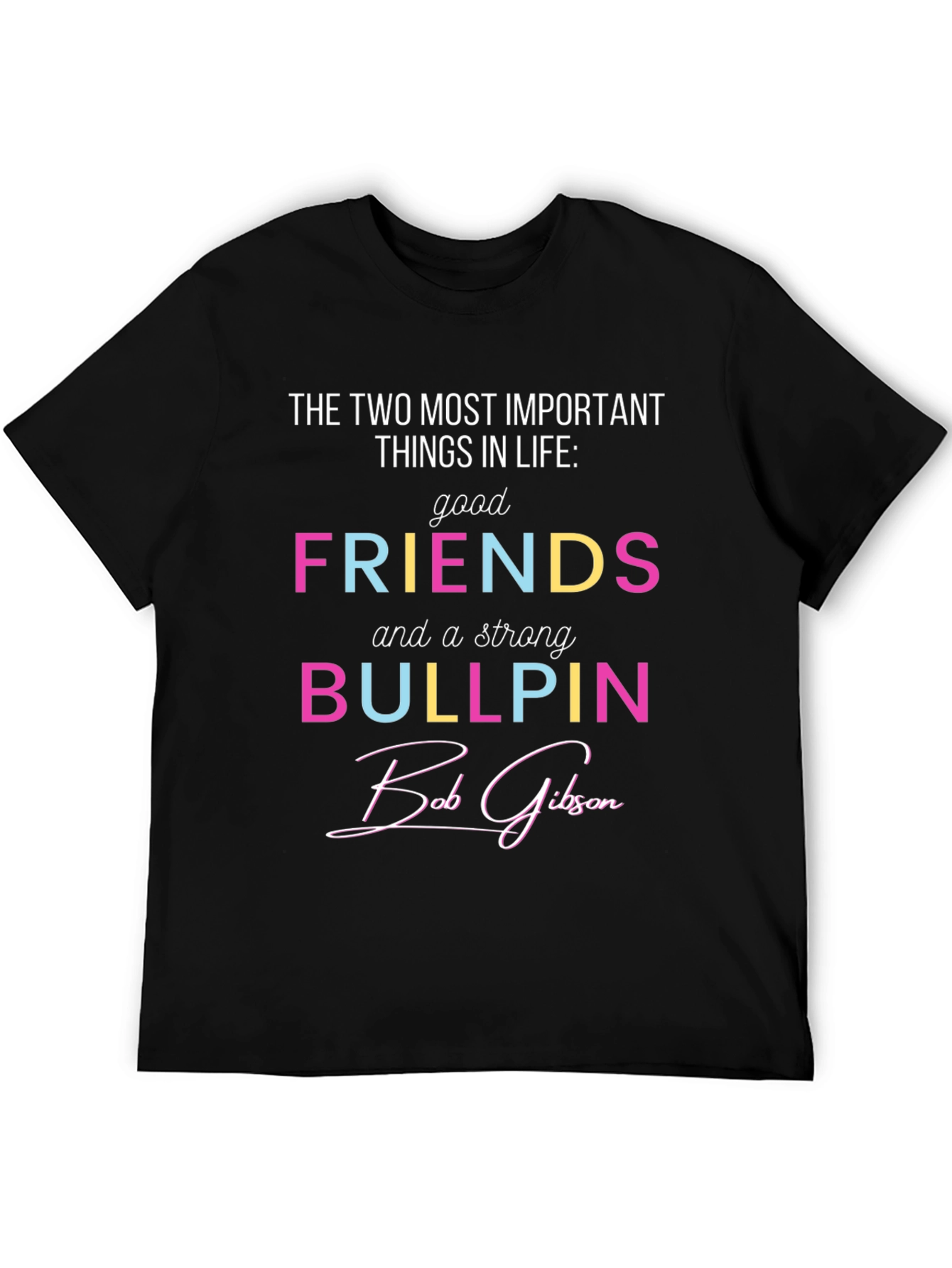 Friends & Bullpen Graphic Tee - Baseball Fan T-Shirt