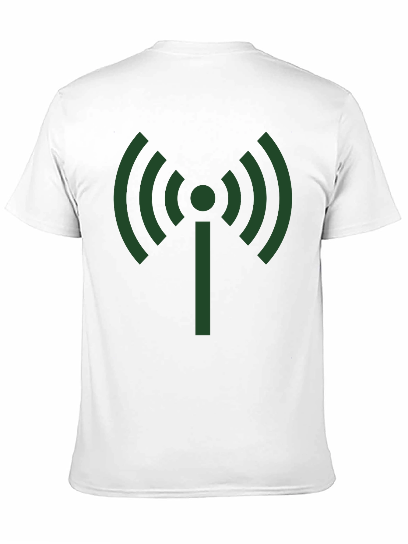 Signal Graphic Tee - Black Cotton T-Shirt