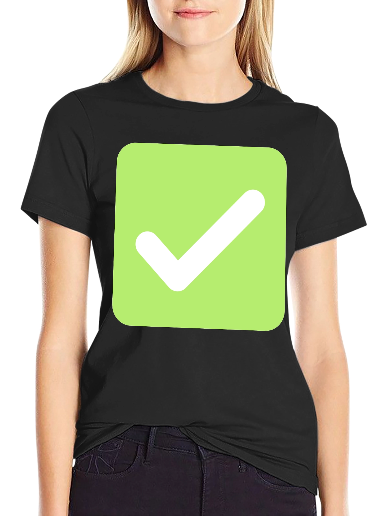Checkmark Graphic Tee - Modern & Stylish