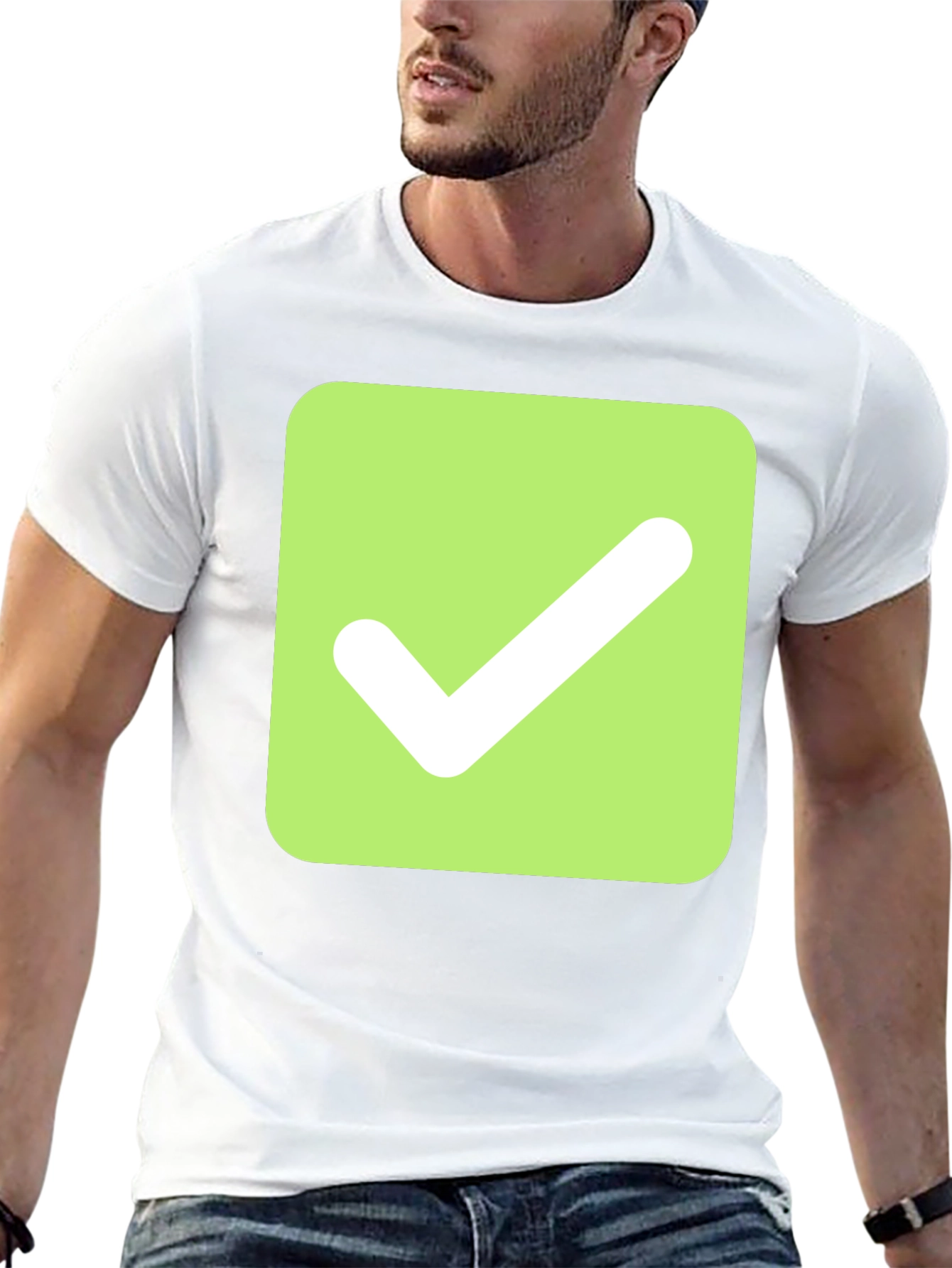 Checkmark Graphic Tee - Modern & Stylish
