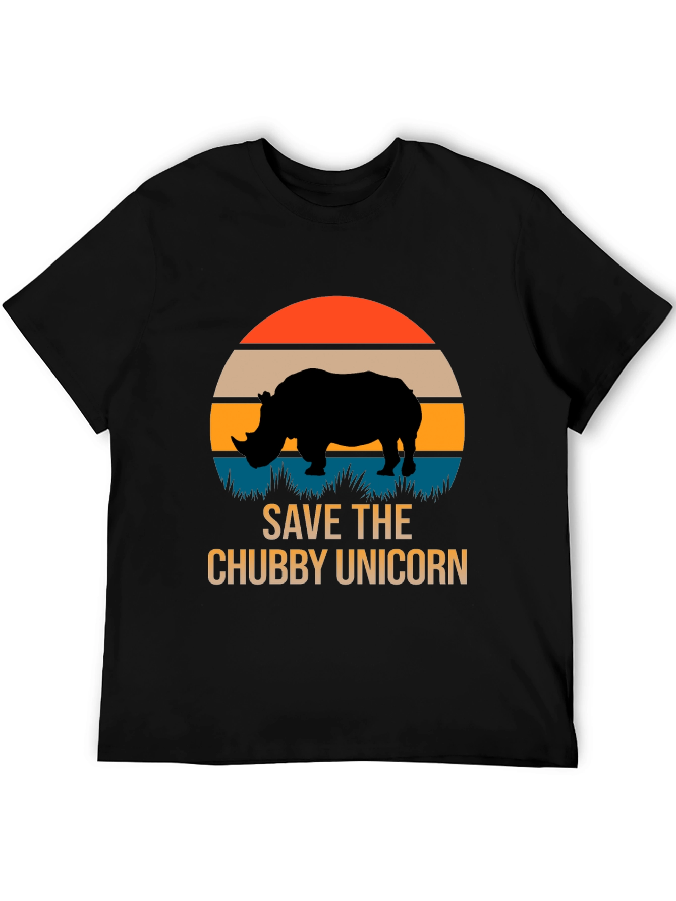 Save the Chubby Unicorn Rhino T-Shirt