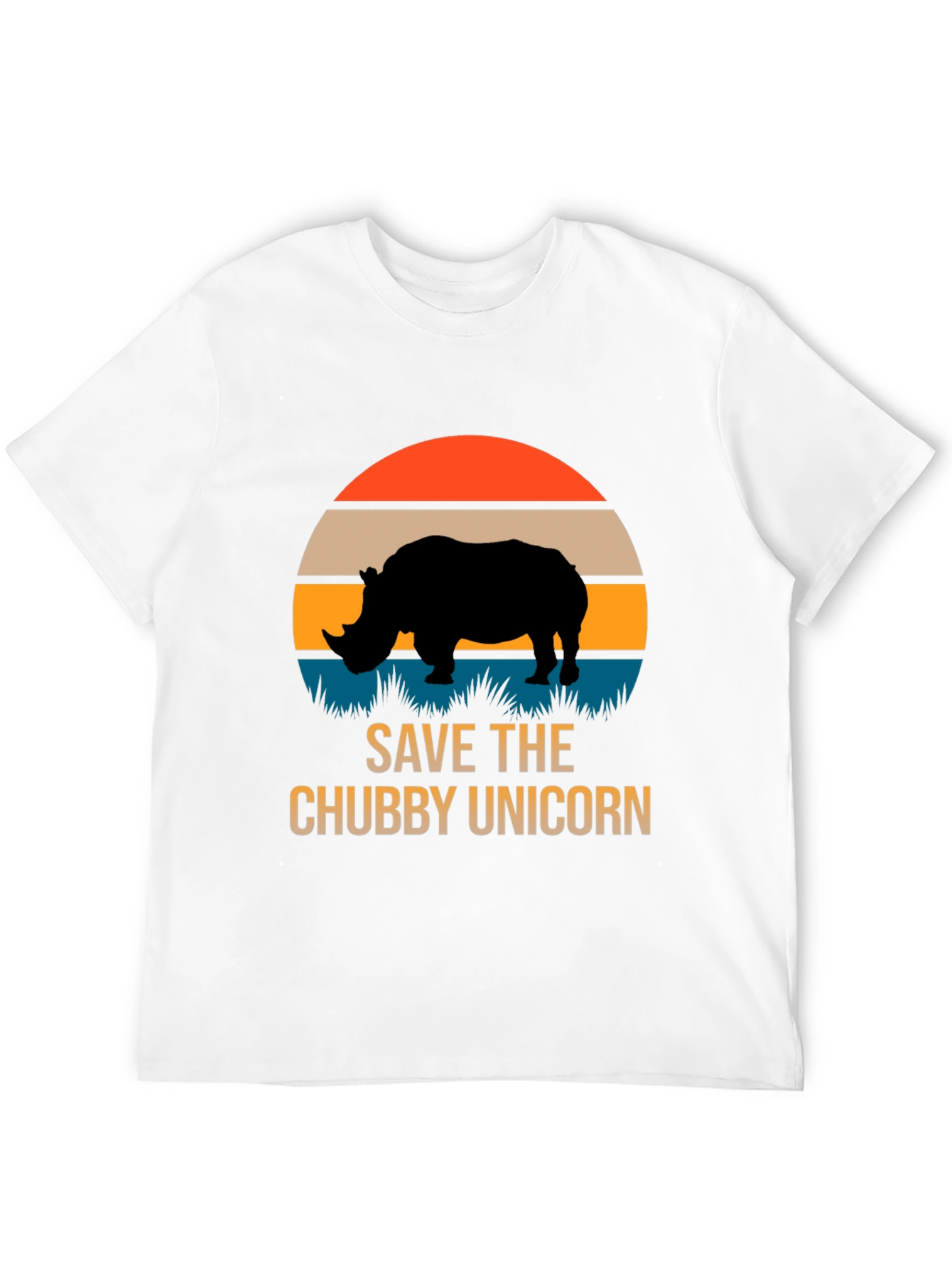 Save the Chubby Unicorn Rhino T-Shirt