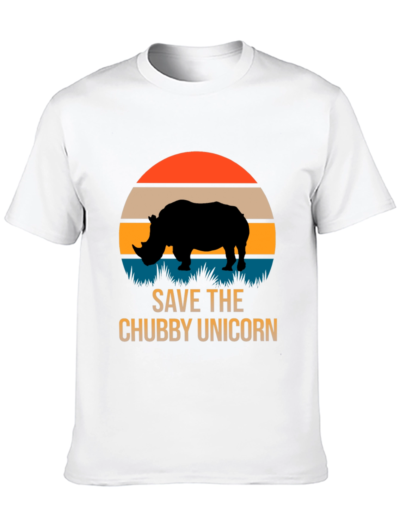 Save the Chubby Unicorn Rhino T-Shirt