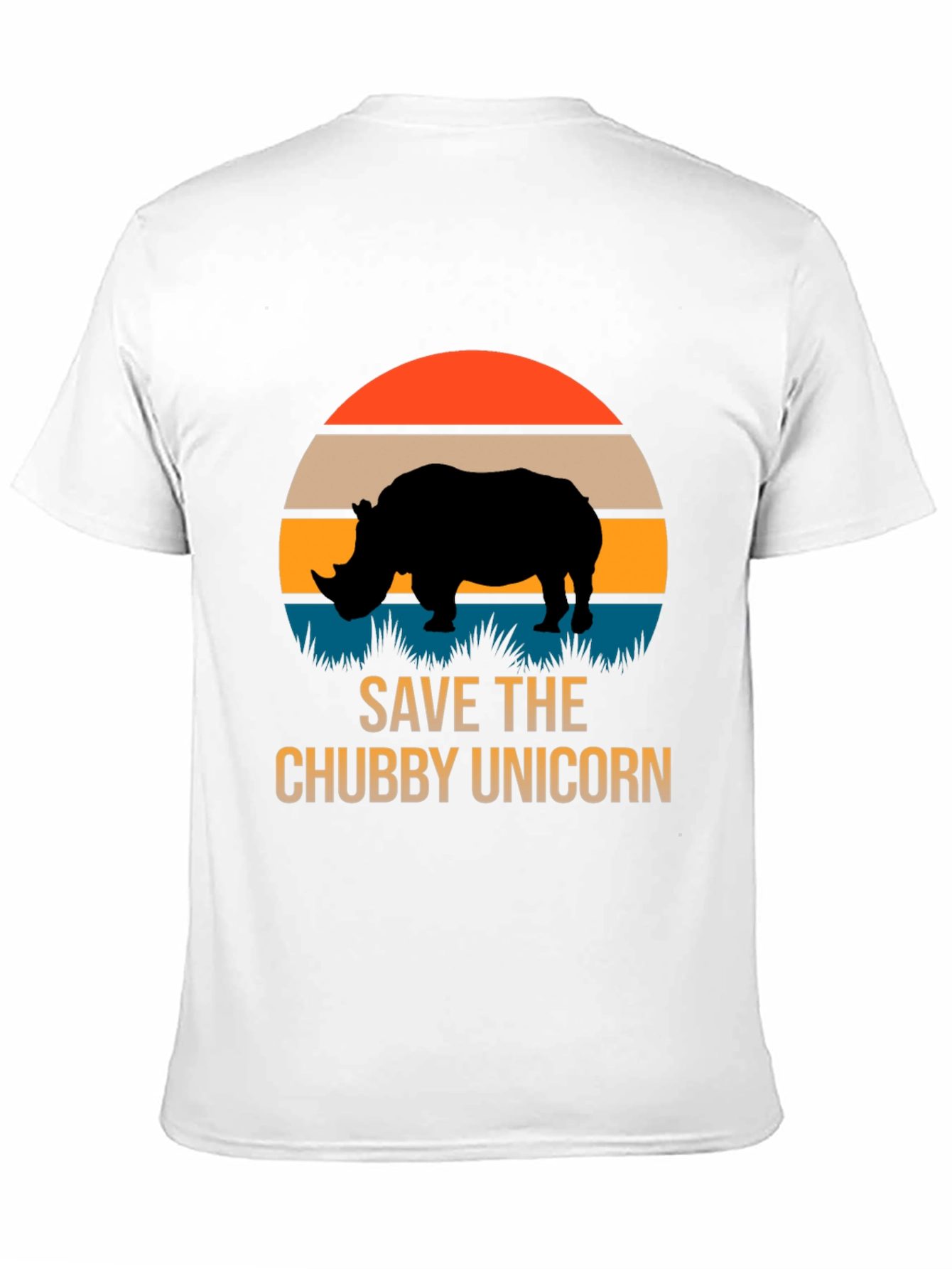 Save the Chubby Unicorn Rhino T-Shirt