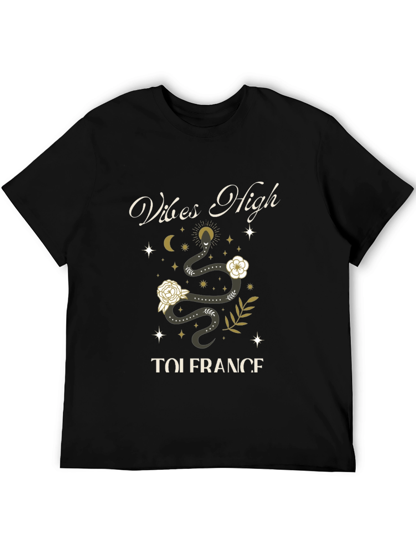 Vibes High Tolerance Graphic T-Shirt - Black