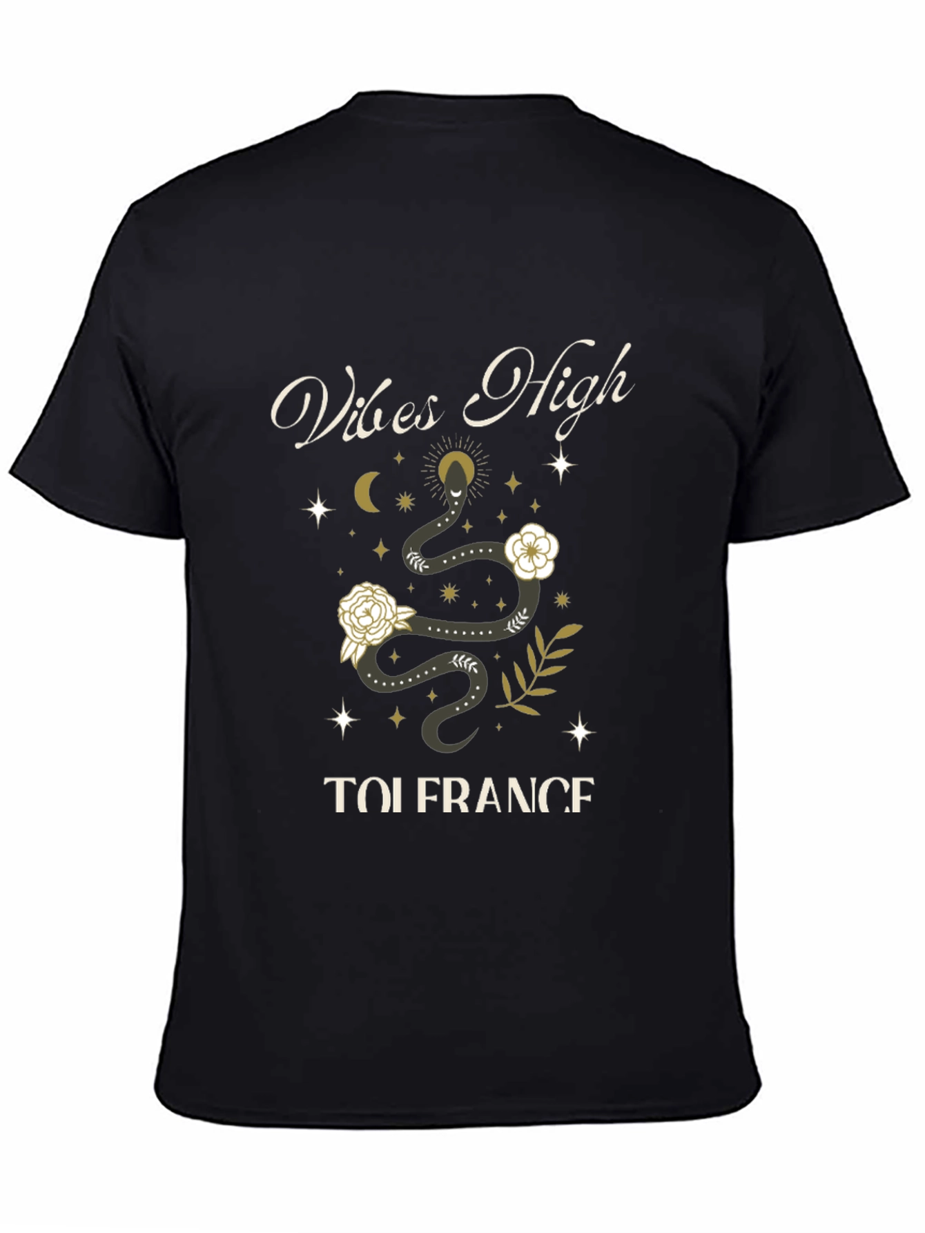 Vibes High Tolerance Graphic T-Shirt - Black