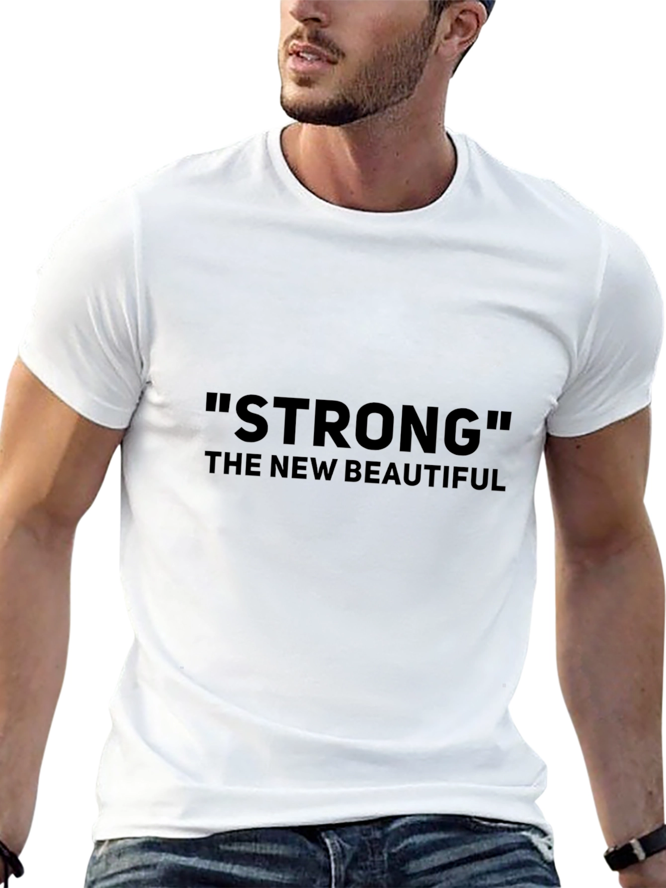 Strong The New Beautiful Black T-Shirt