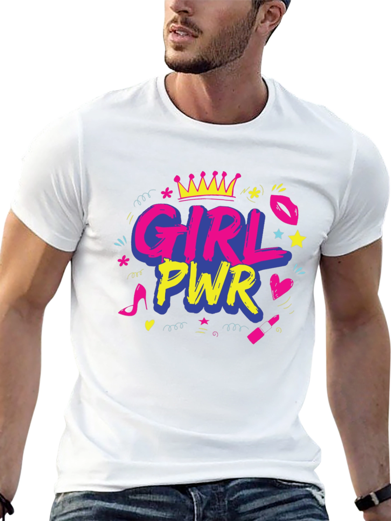 Girl Power T-Shirt - Graphic Tee for Women