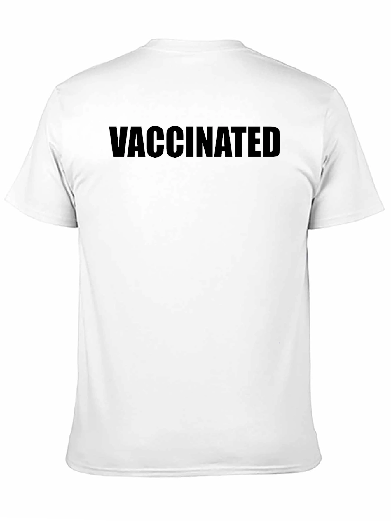 Vaccinated Black T-Shirt - Express Yourself!