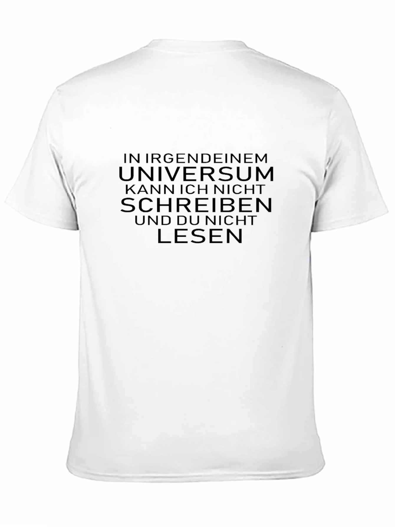 Novelty Graphic Tee - Cant Read/Write