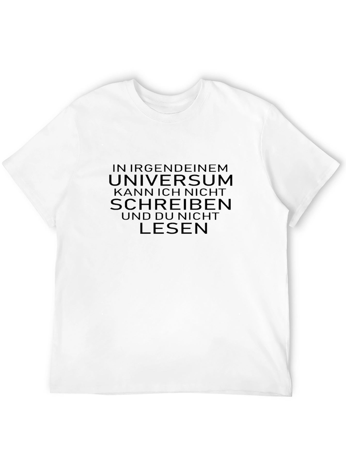 Novelty Graphic Tee - Cant Read/Write