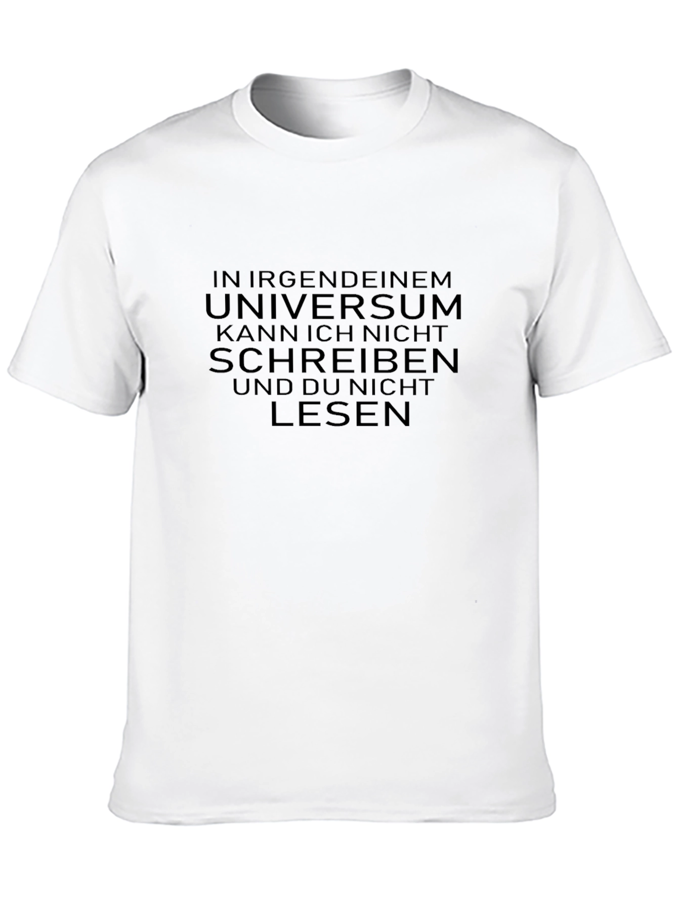 Novelty Graphic Tee - Cant Read/Write