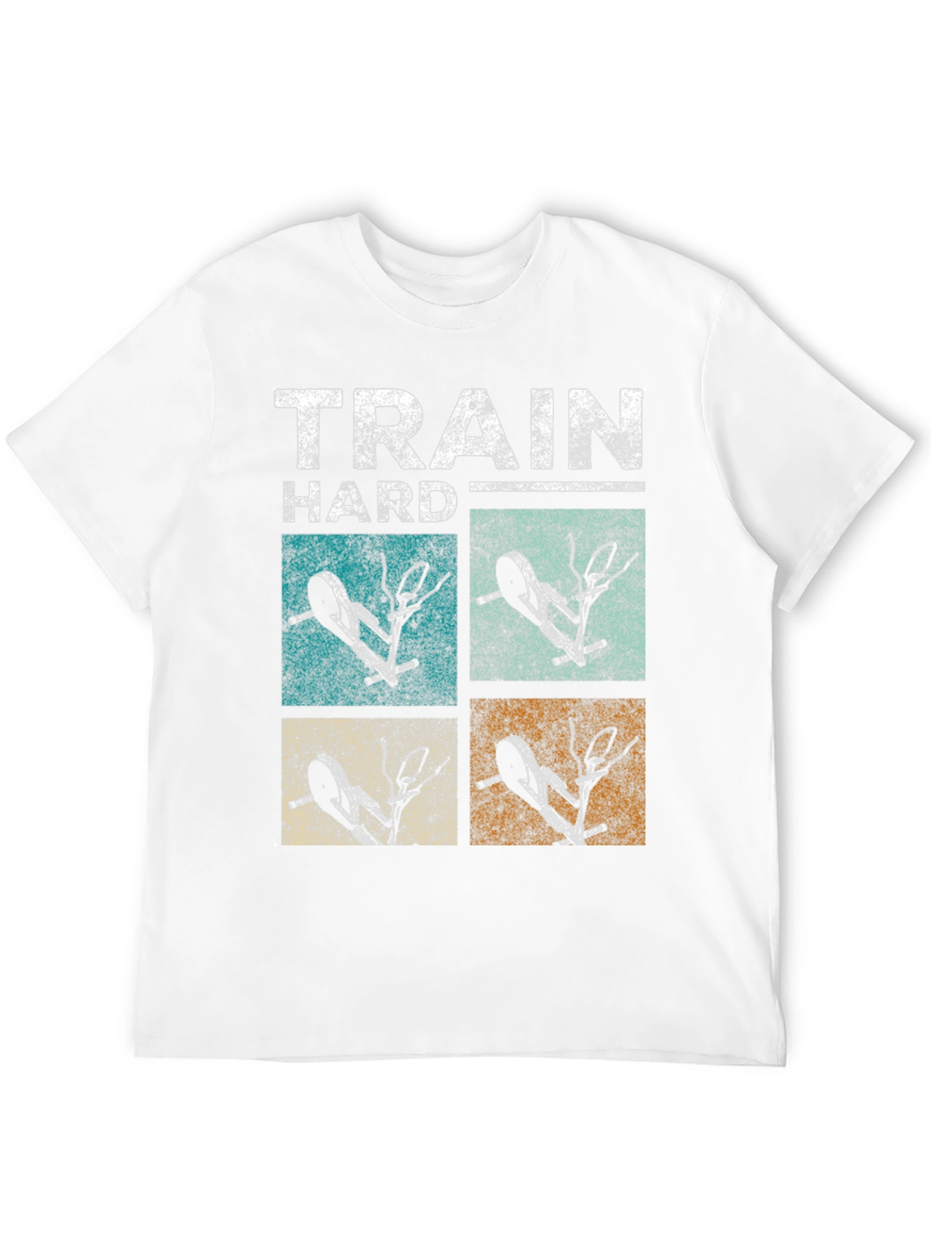 Train Hard Elliptical Machine T-Shirt
