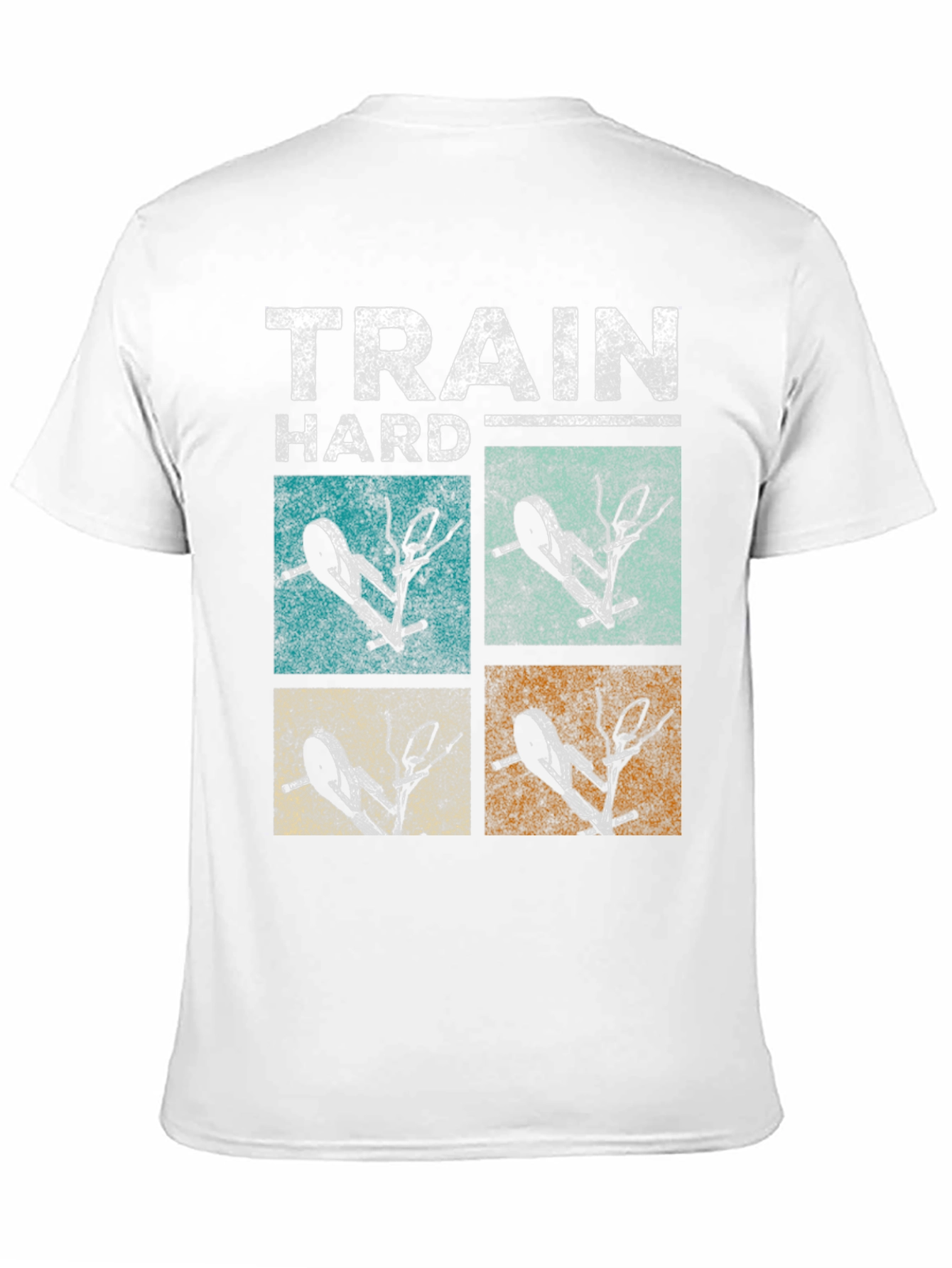 Train Hard Elliptical Machine T-Shirt