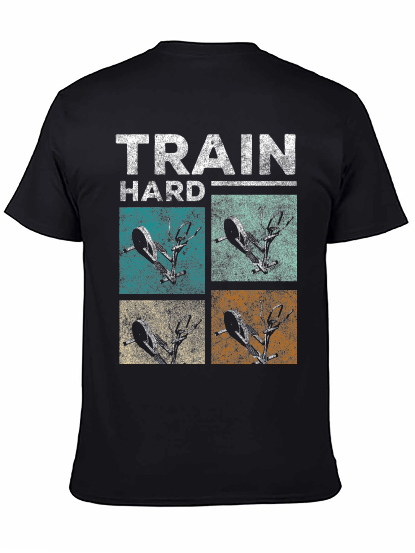 Train Hard Elliptical Machine T-Shirt