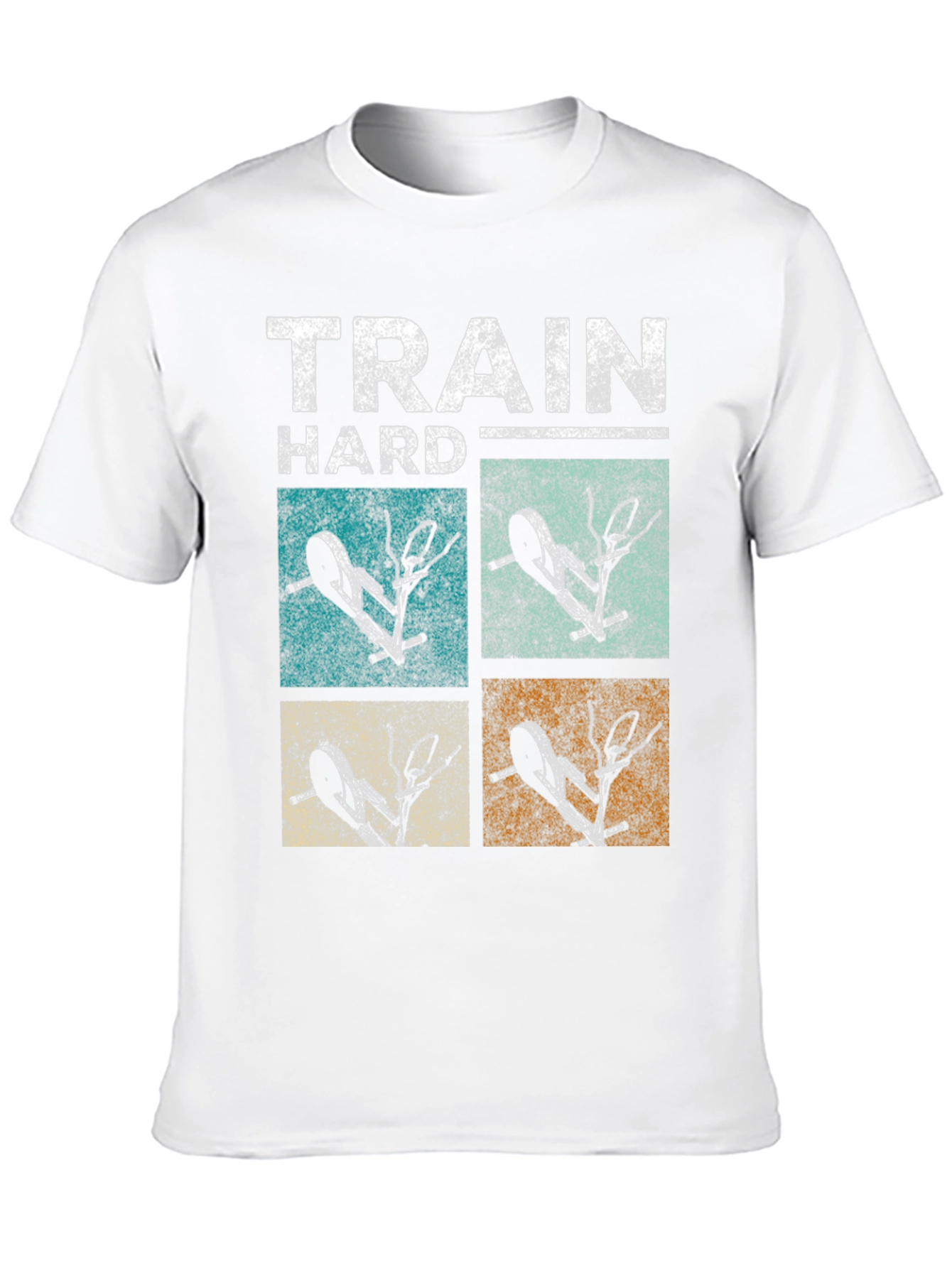 Train Hard Elliptical Machine T-Shirt