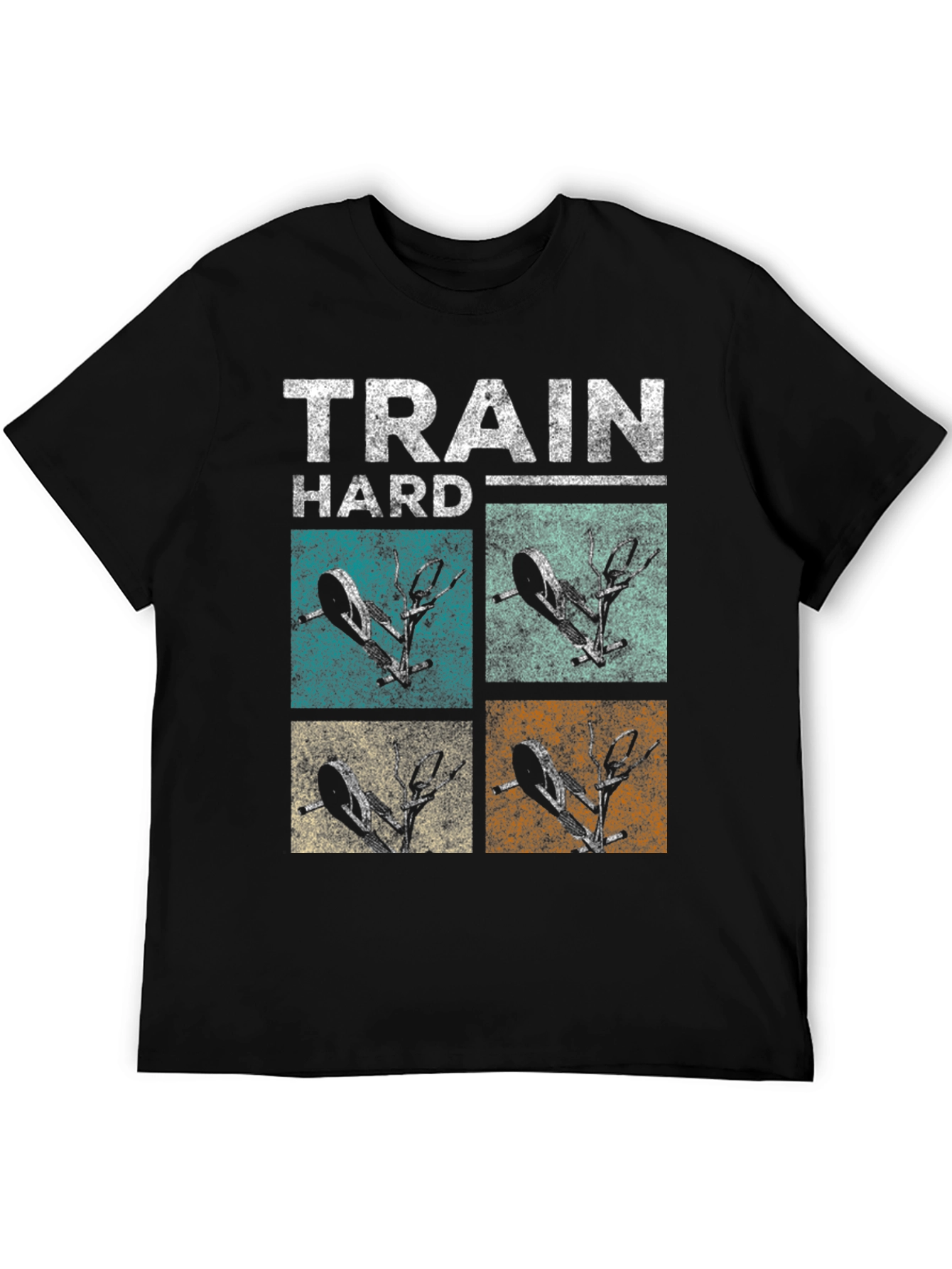 Train Hard Elliptical Machine T-Shirt