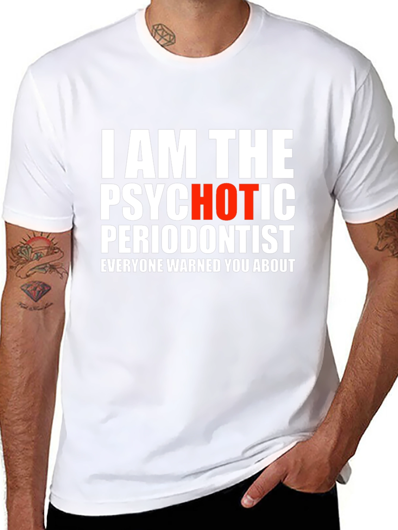 Psychotic Periodontist T-Shirt - Funny Dentist Tee