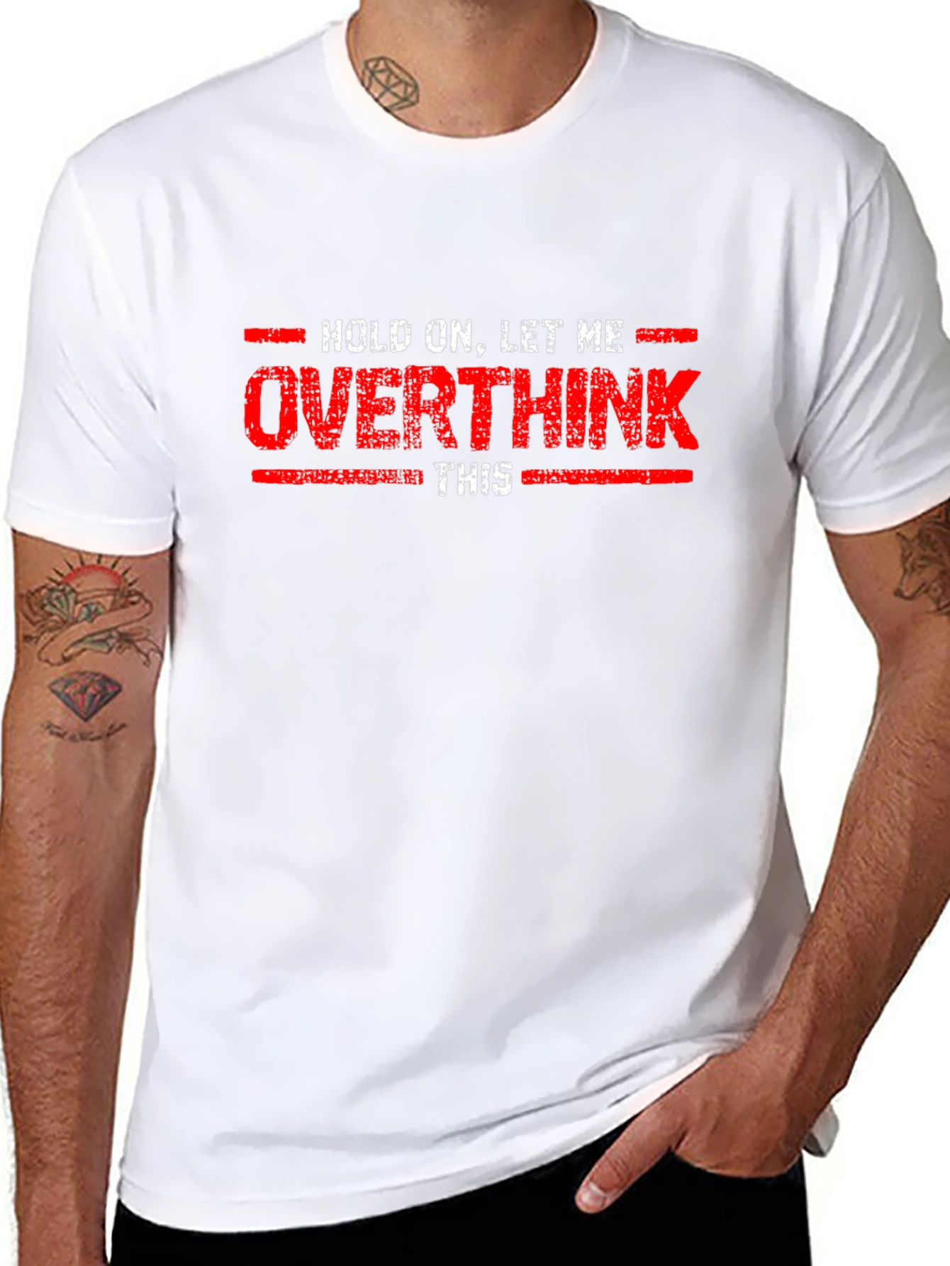 Overthink Funny Graphic T-Shirt