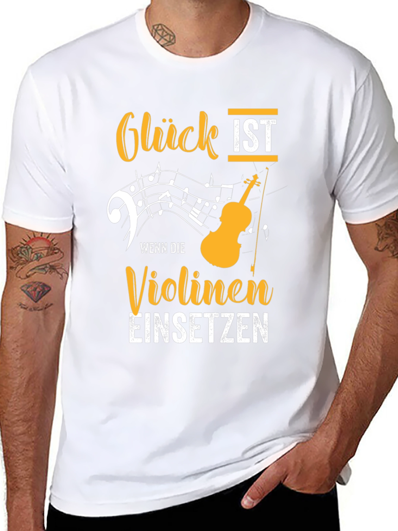 Gluck Ist Violinen T-Shirt